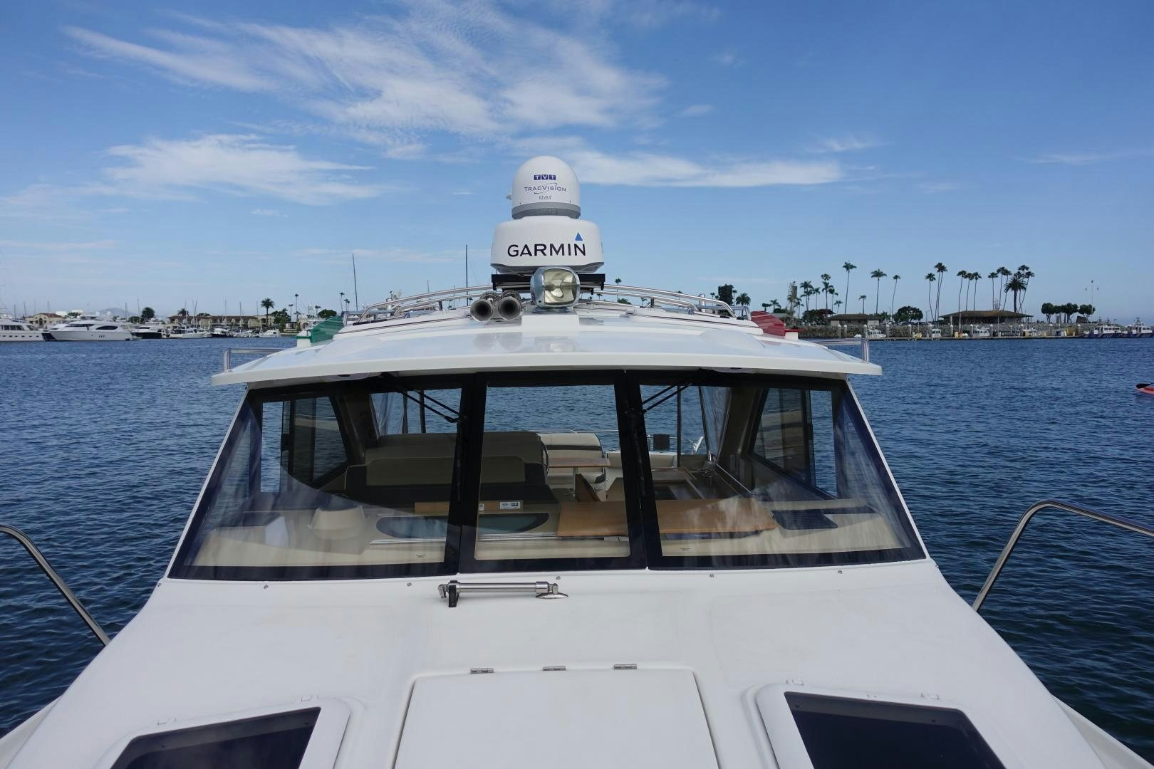 a boat with a white cone on it aboard OHANA Yacht for Sale