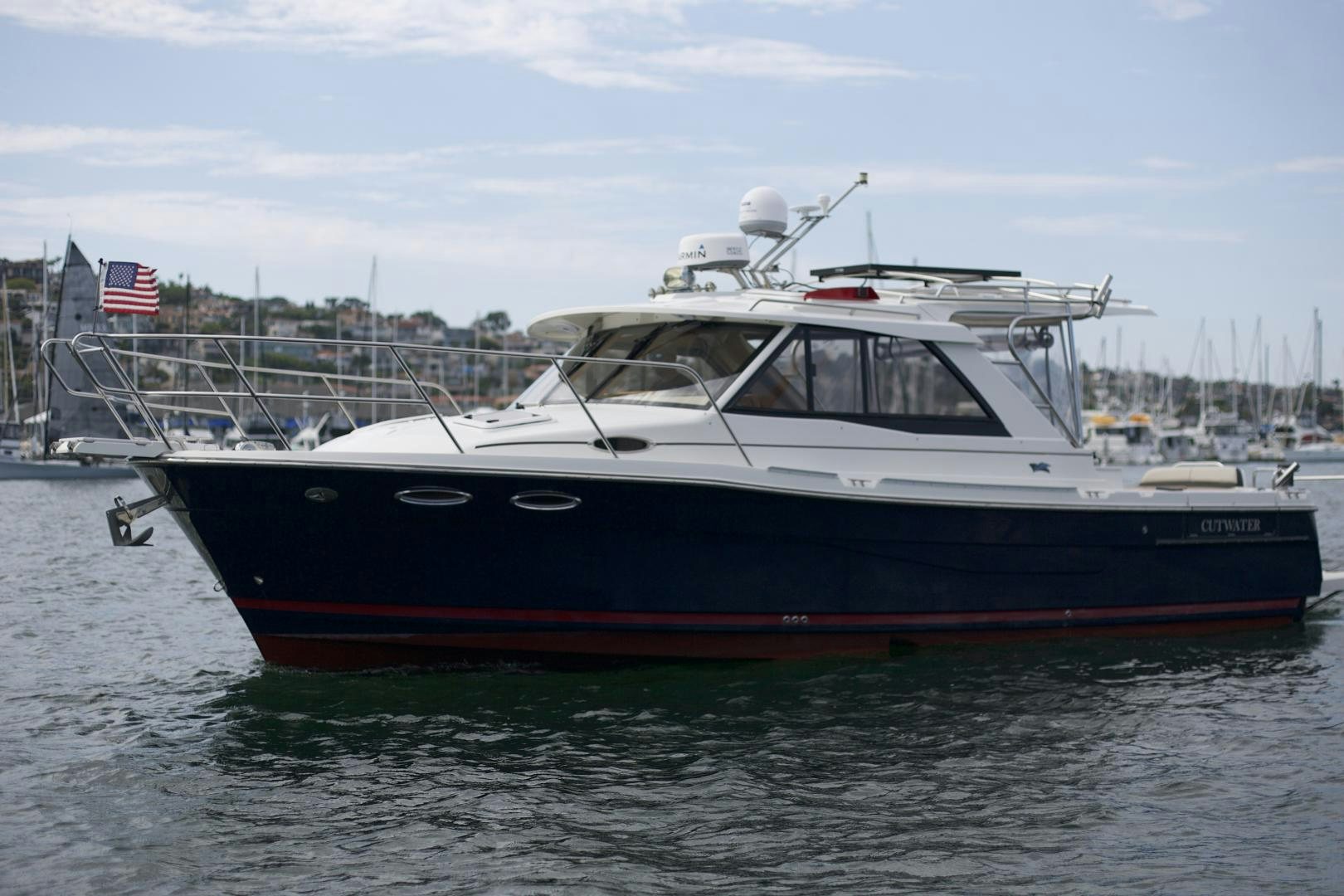 a boat in the water aboard OHANA Yacht for Sale