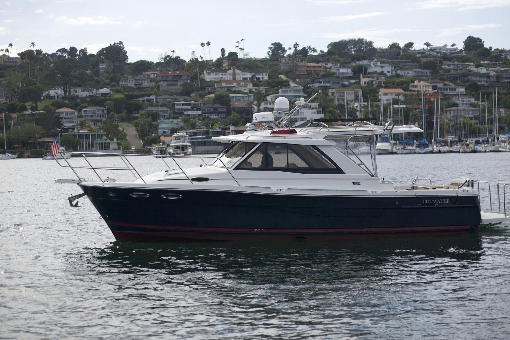 a boat in the water aboard OHANA Yacht for Sale