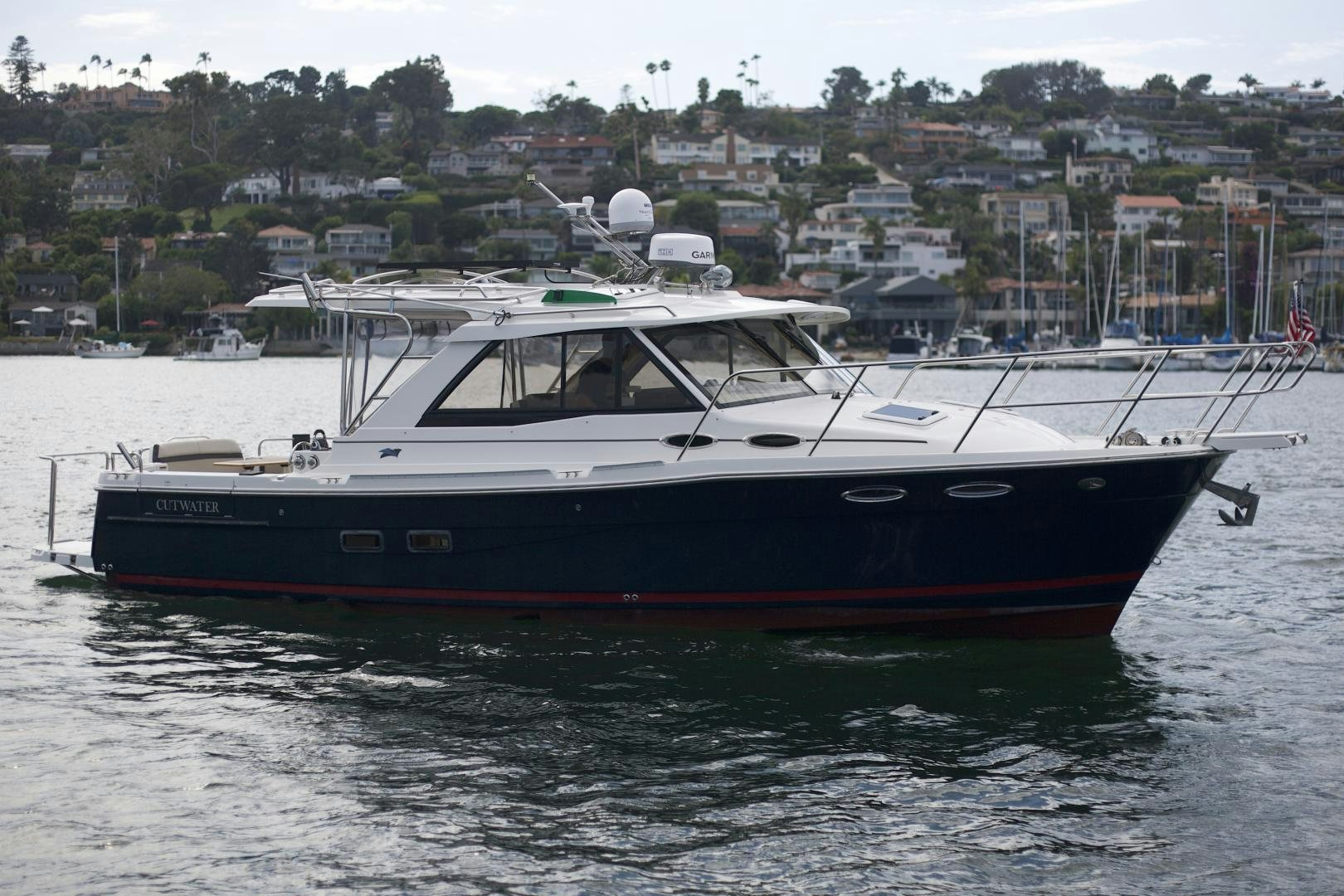 a boat in the water aboard OHANA Yacht for Sale