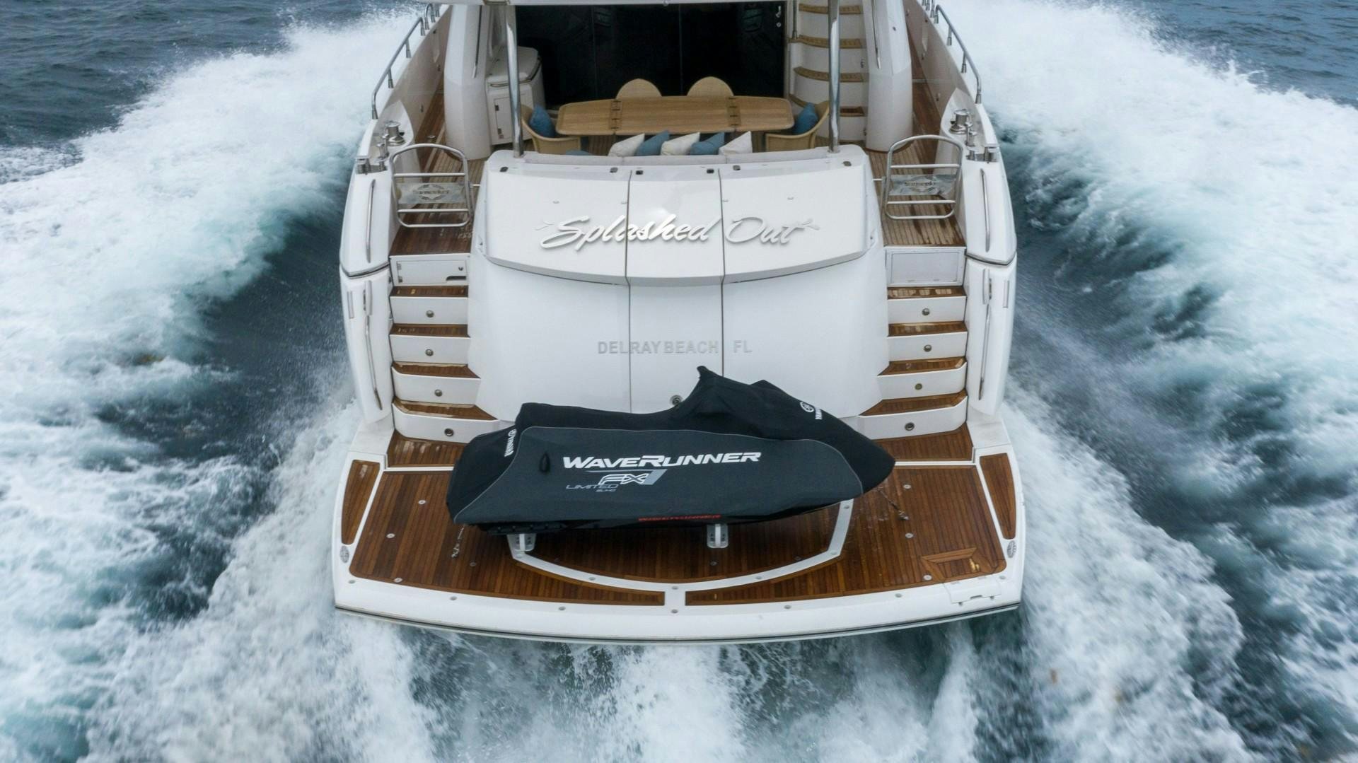a boat on the water aboard SPLASHED OUT Yacht for Sale
