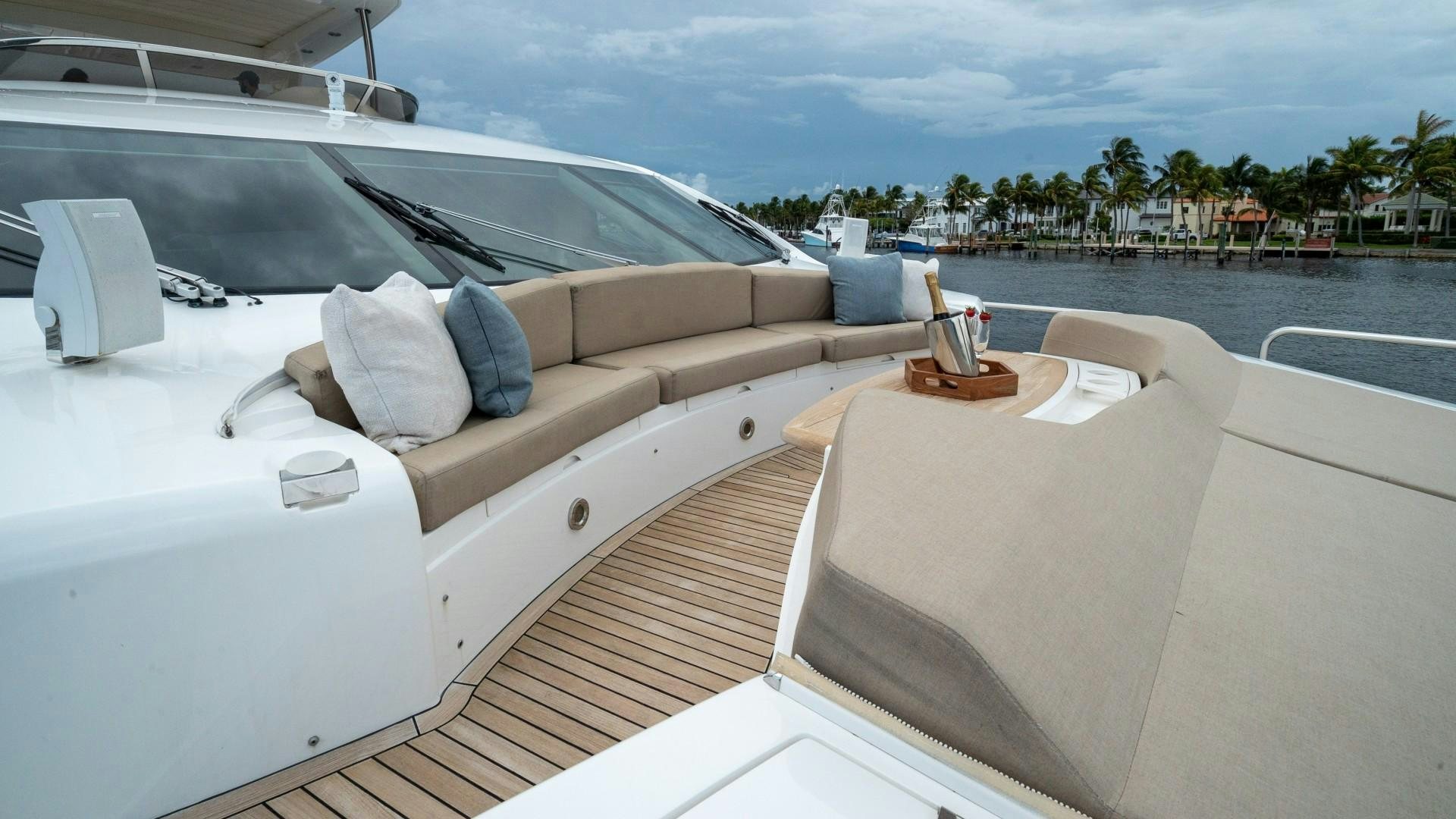 a boat on the water aboard SPLASHED OUT Yacht for Sale