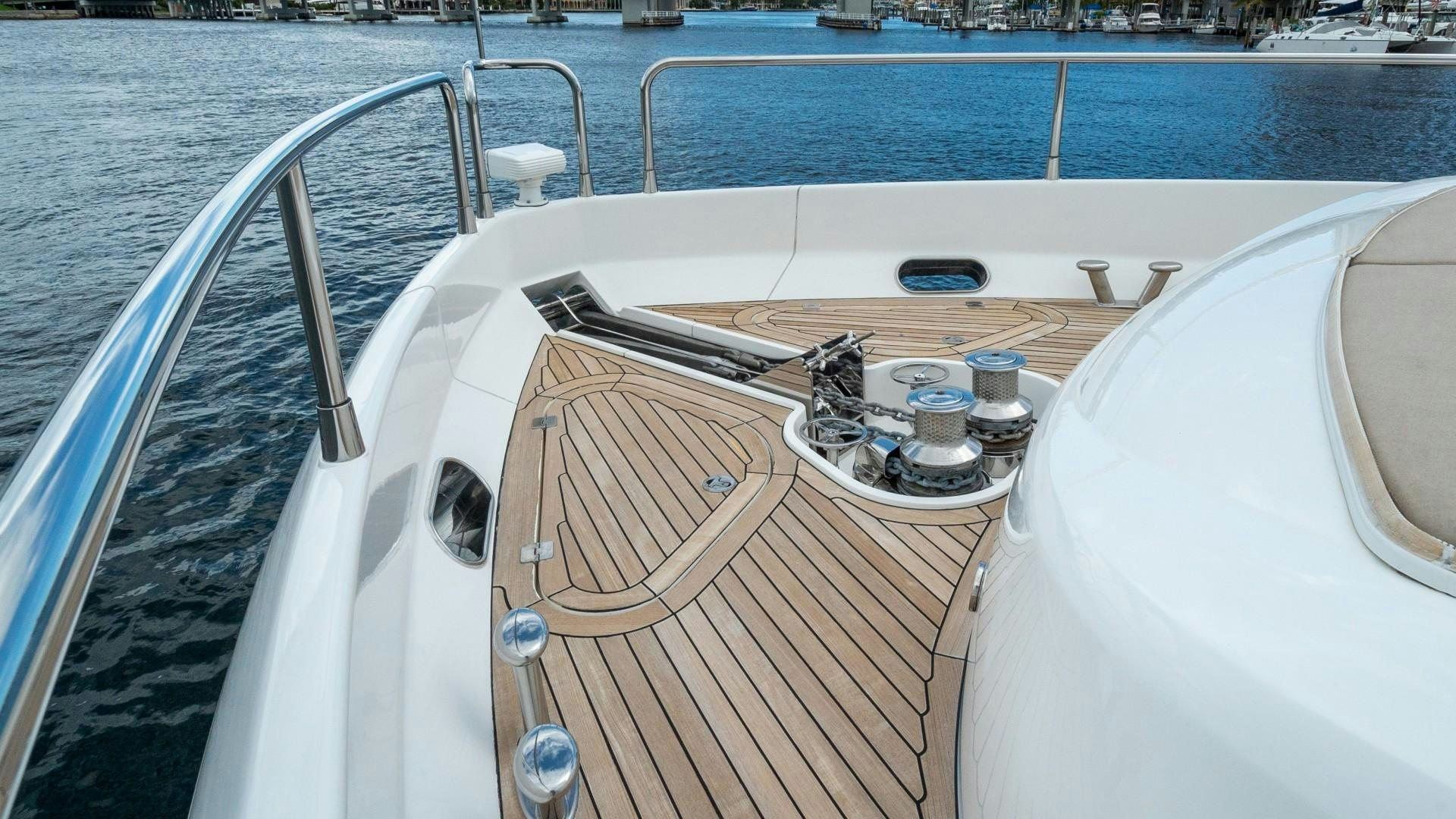 a boat on the water aboard SPLASHED OUT Yacht for Sale