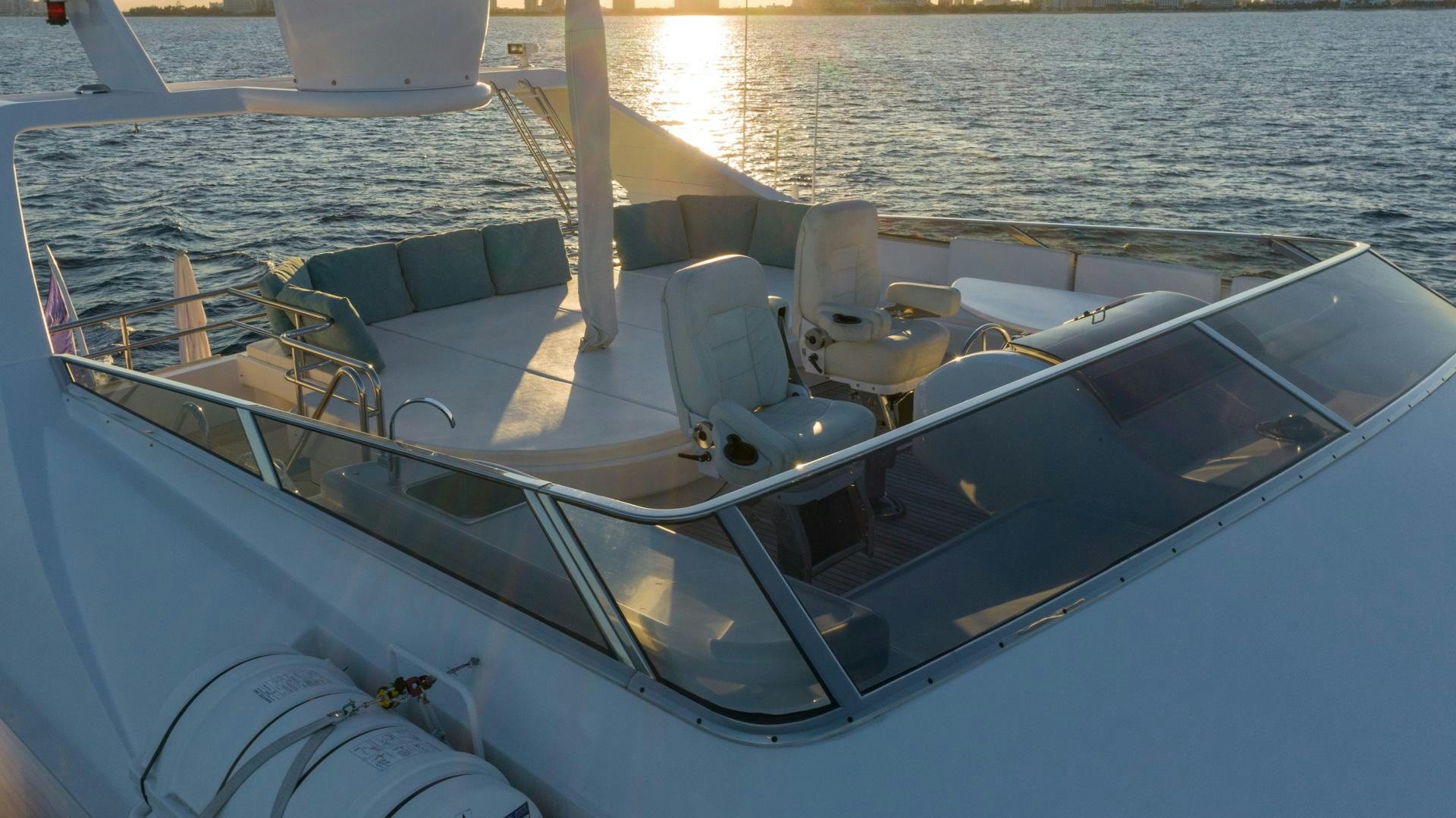 a boat on the water aboard THE PEARL Yacht for Sale