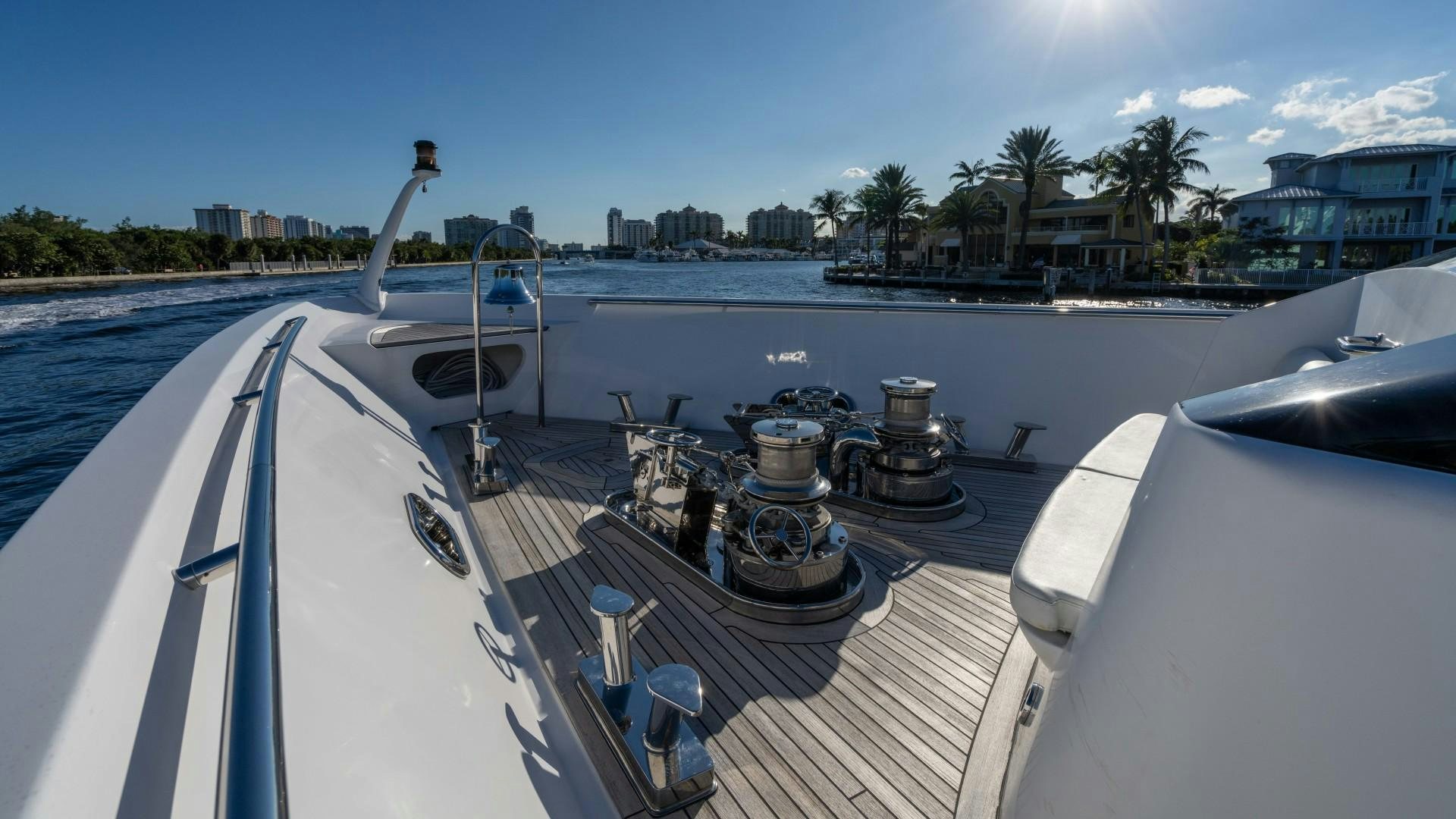 a boat on the water aboard THE PEARL Yacht for Sale