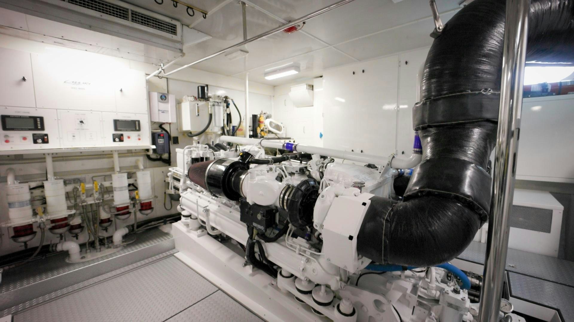 a machine with wires aboard PASSION Yacht for Sale