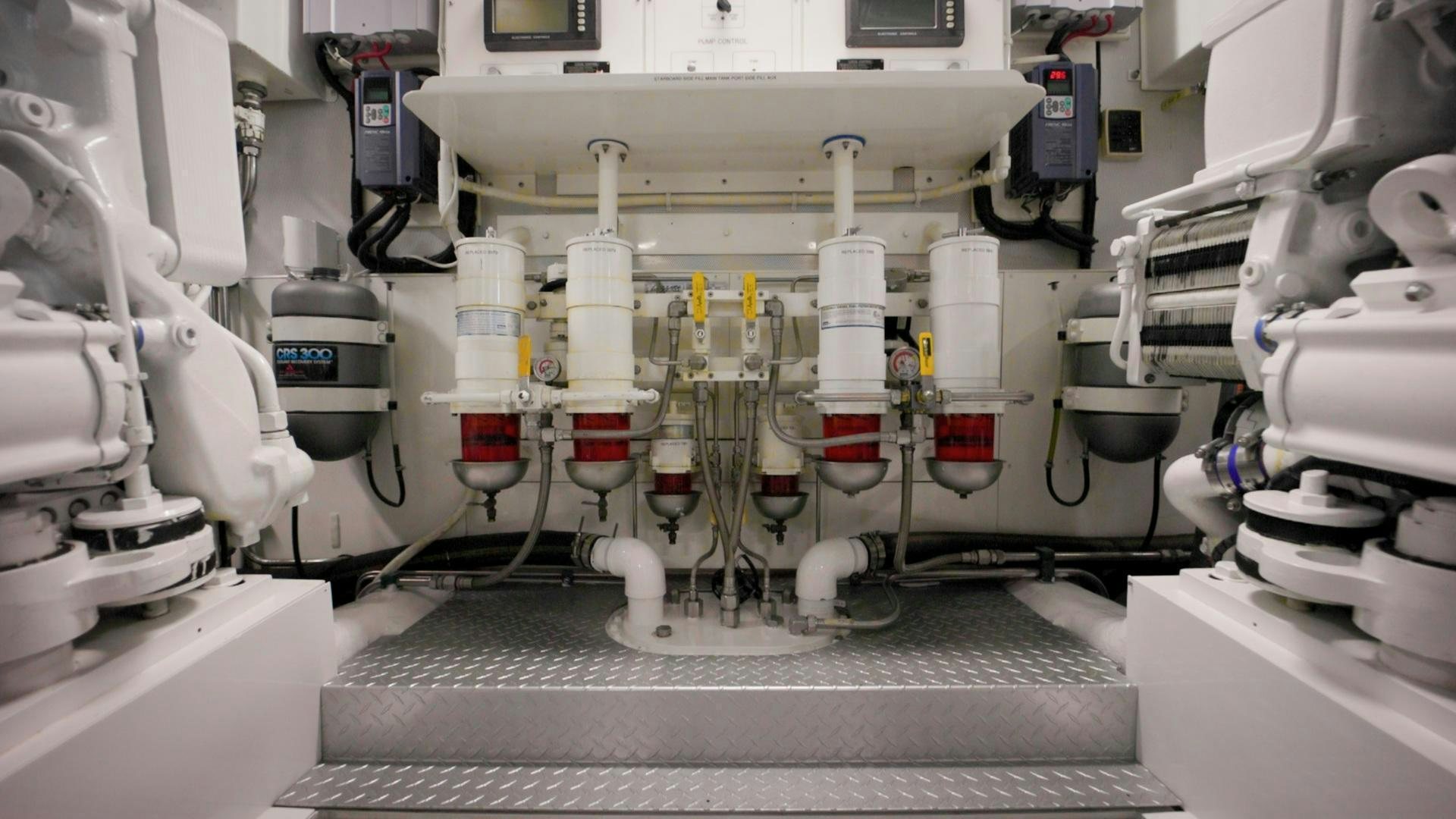 a close-up of a machine aboard PASSION Yacht for Sale