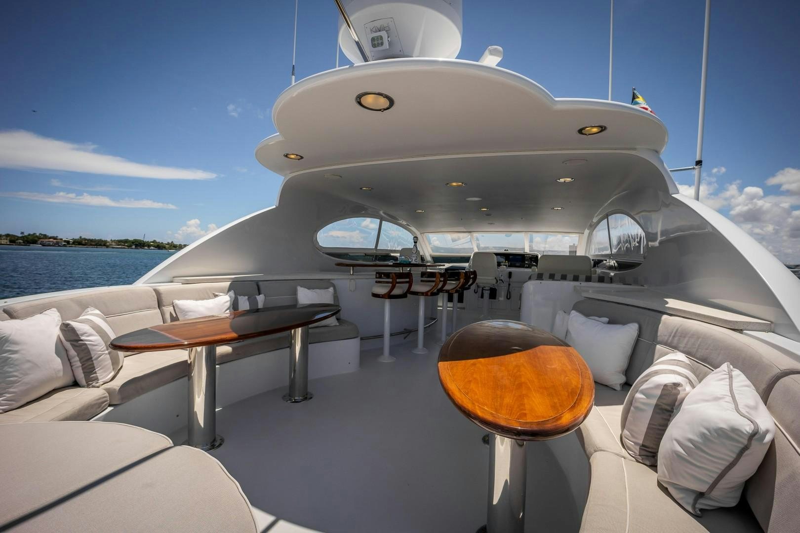 a cockpit of a plane aboard PASSION Yacht for Sale