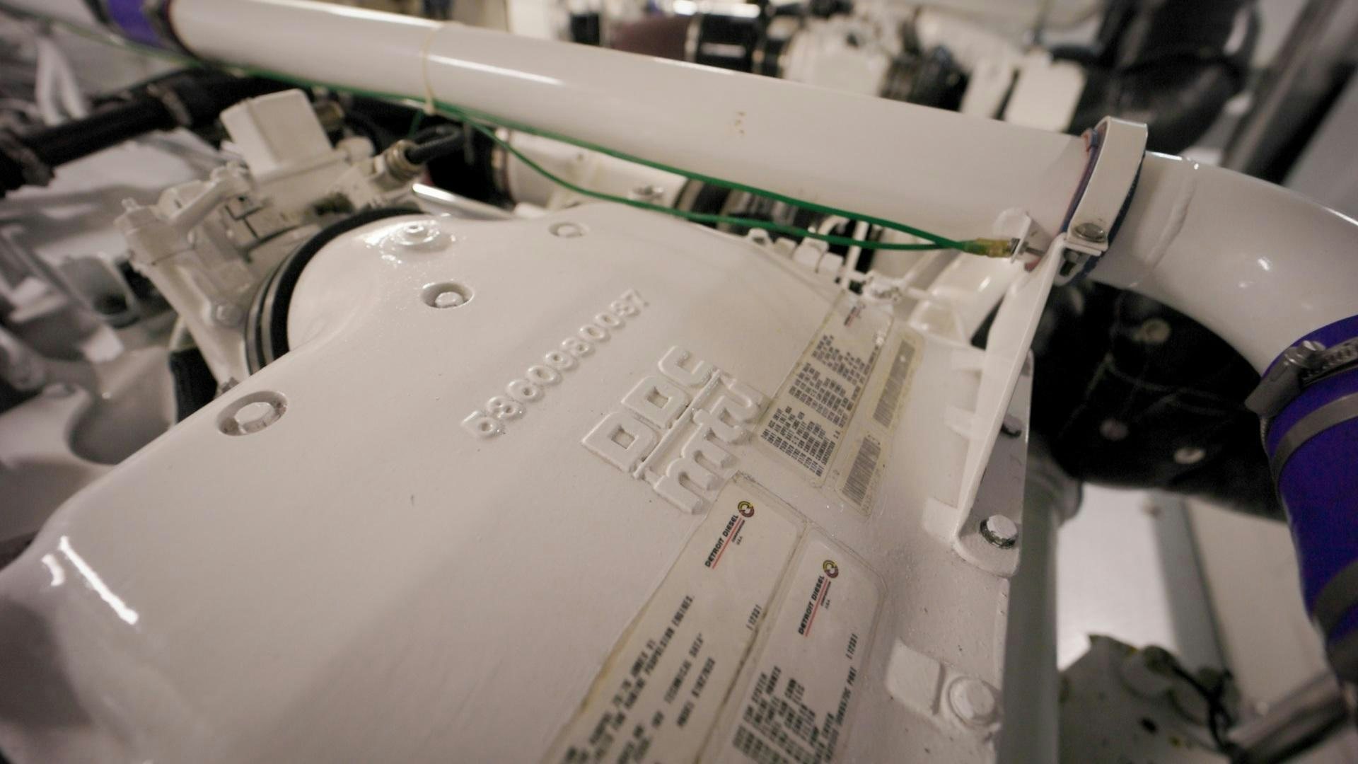 a white electronic device aboard PASSION Yacht for Sale