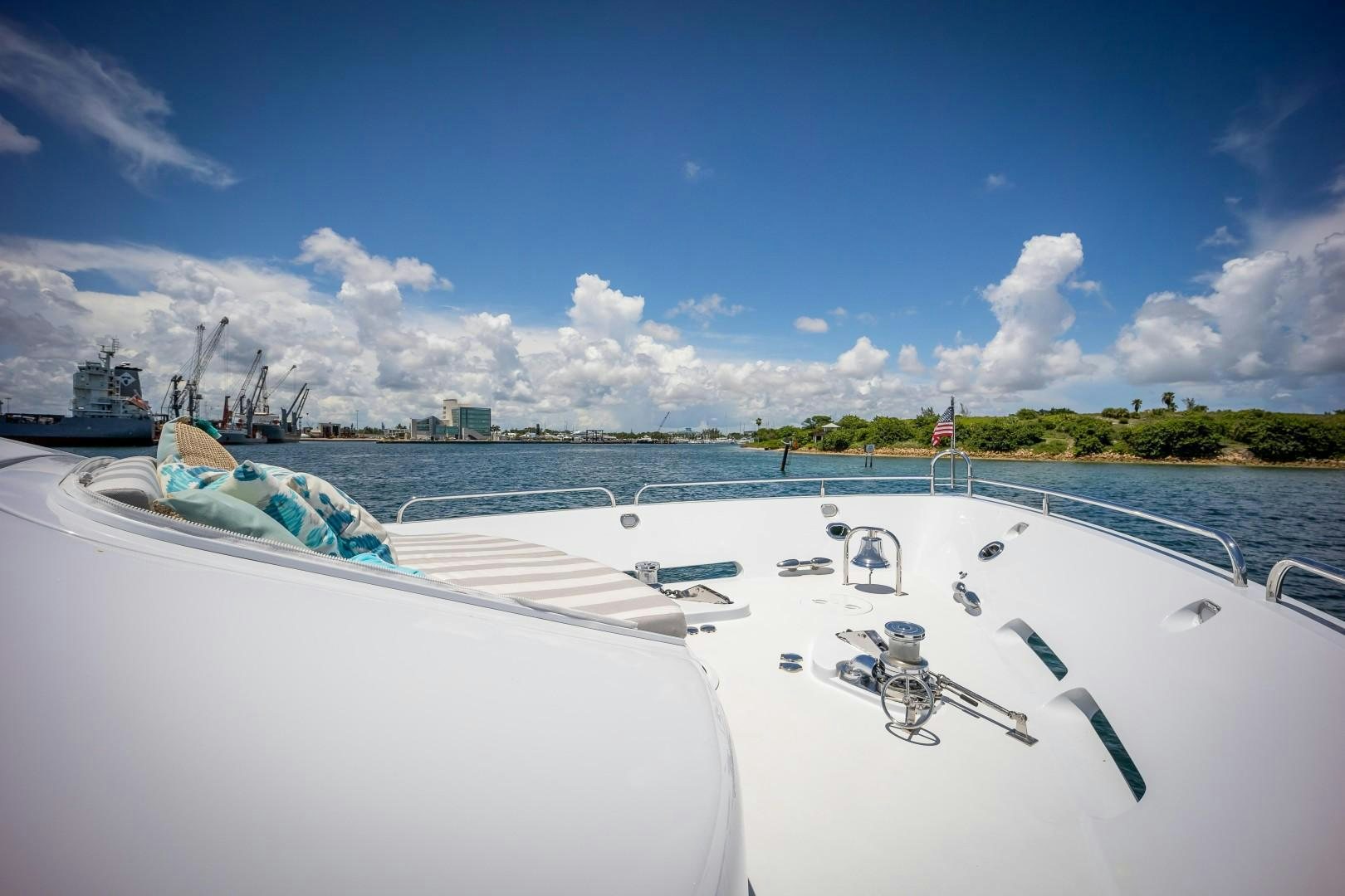 a boat on the water aboard PASSION Yacht for Sale