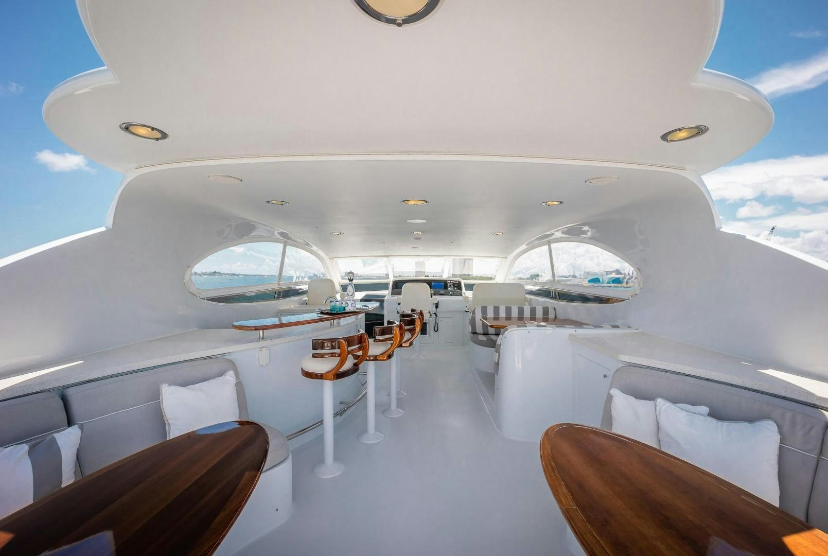 inside of an airplane aboard PASSION Yacht for Sale