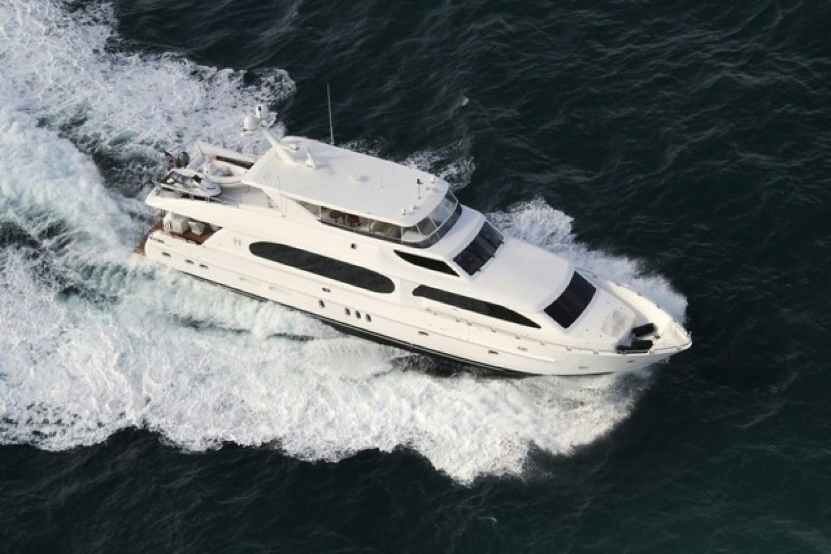 a white yacht in the water aboard CARBON COPY Yacht for Sale