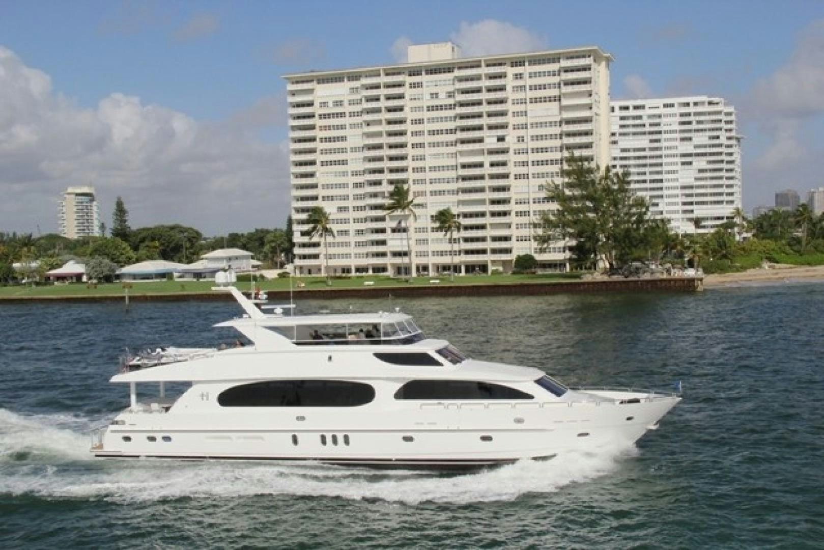 a white yacht in the water aboard CARBON COPY Yacht for Sale