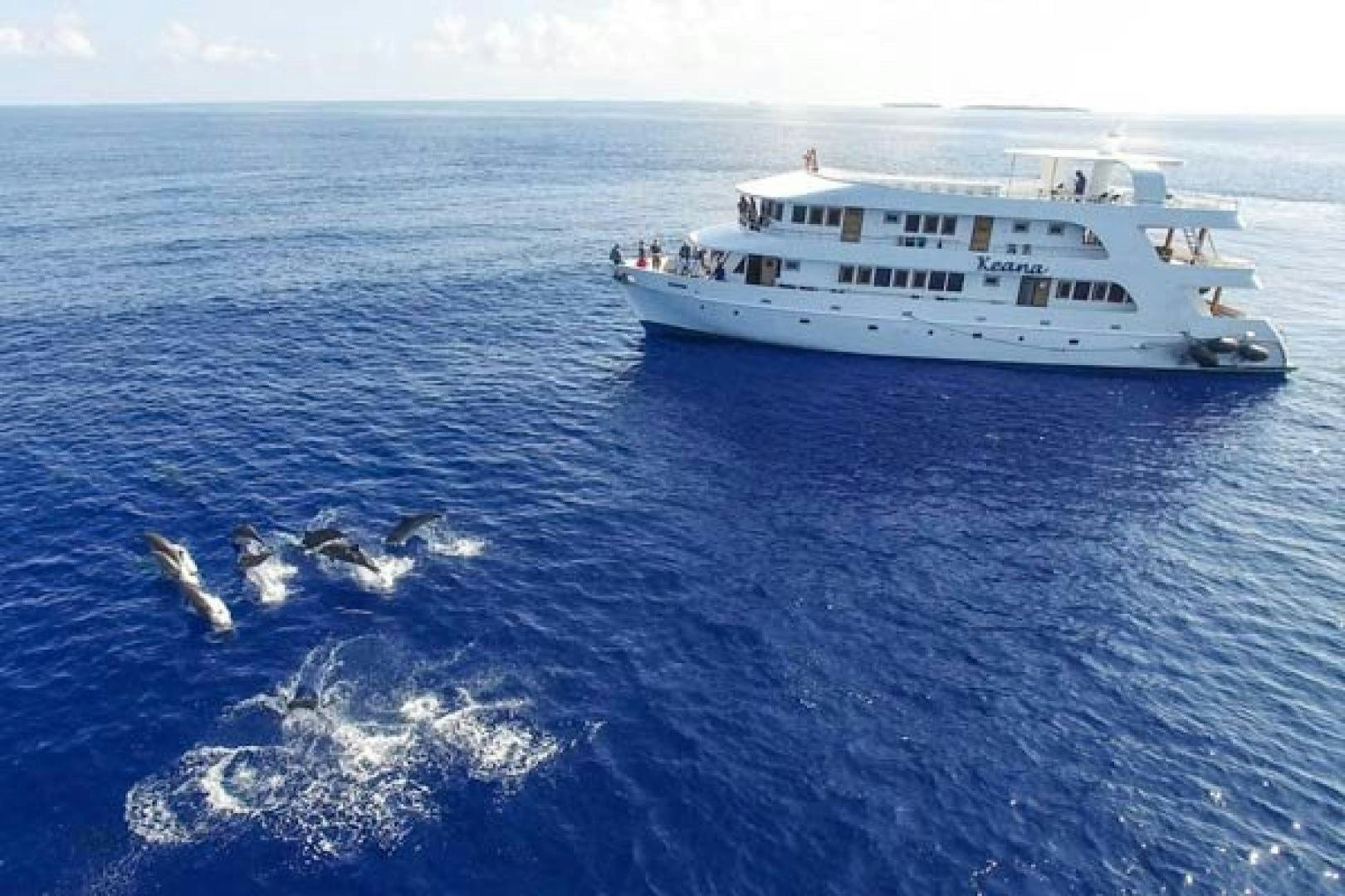 a boat in the water aboard KEANA Yacht for Sale