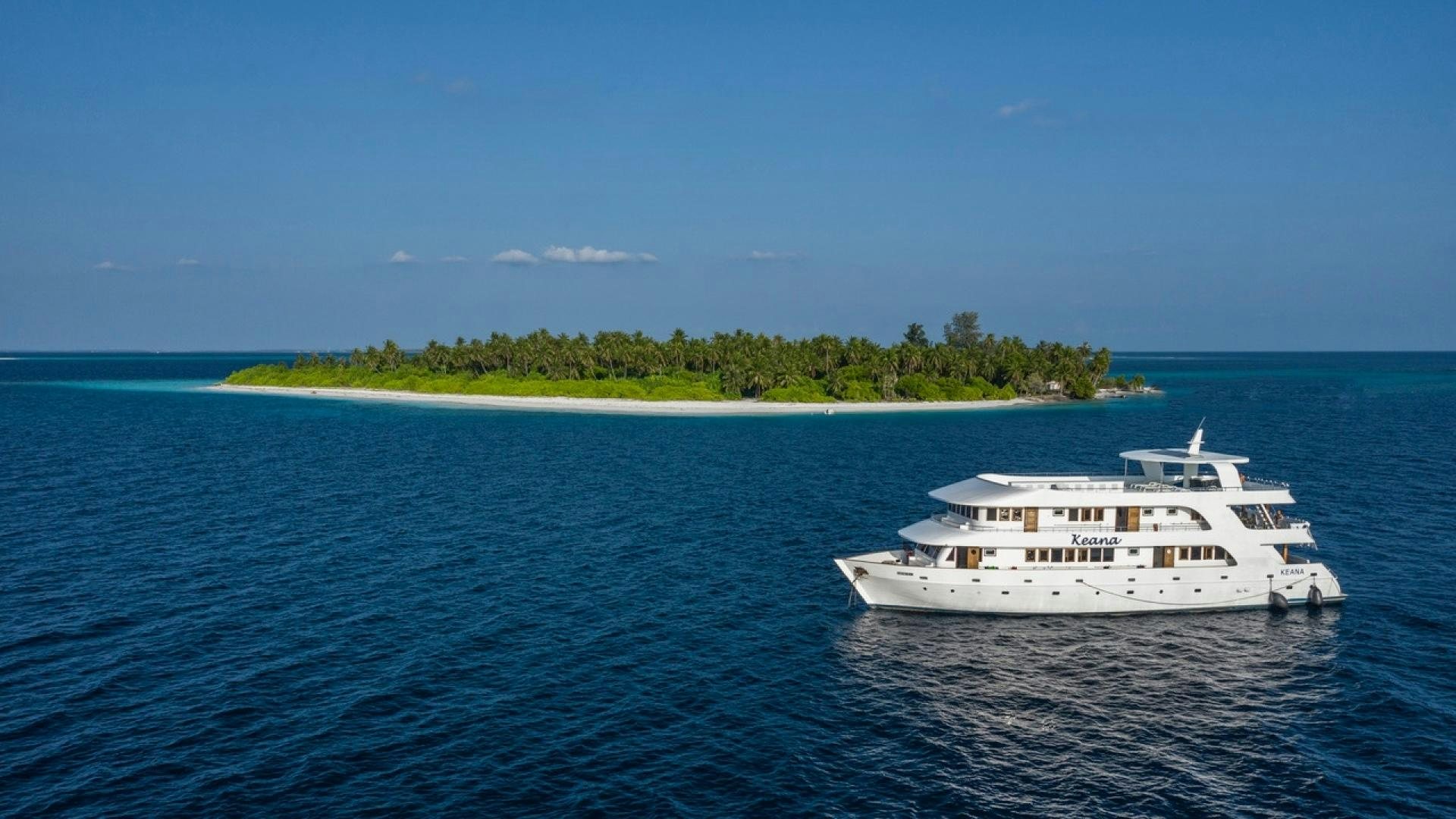 a boat on the water aboard KEANA Yacht for Sale