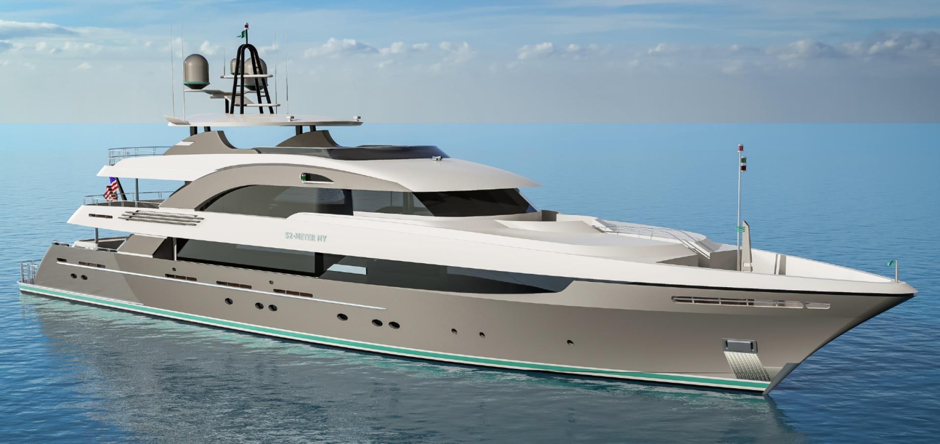 a white yacht on the water aboard T 056 UNDER CONSTRUCTION Yacht for Sale