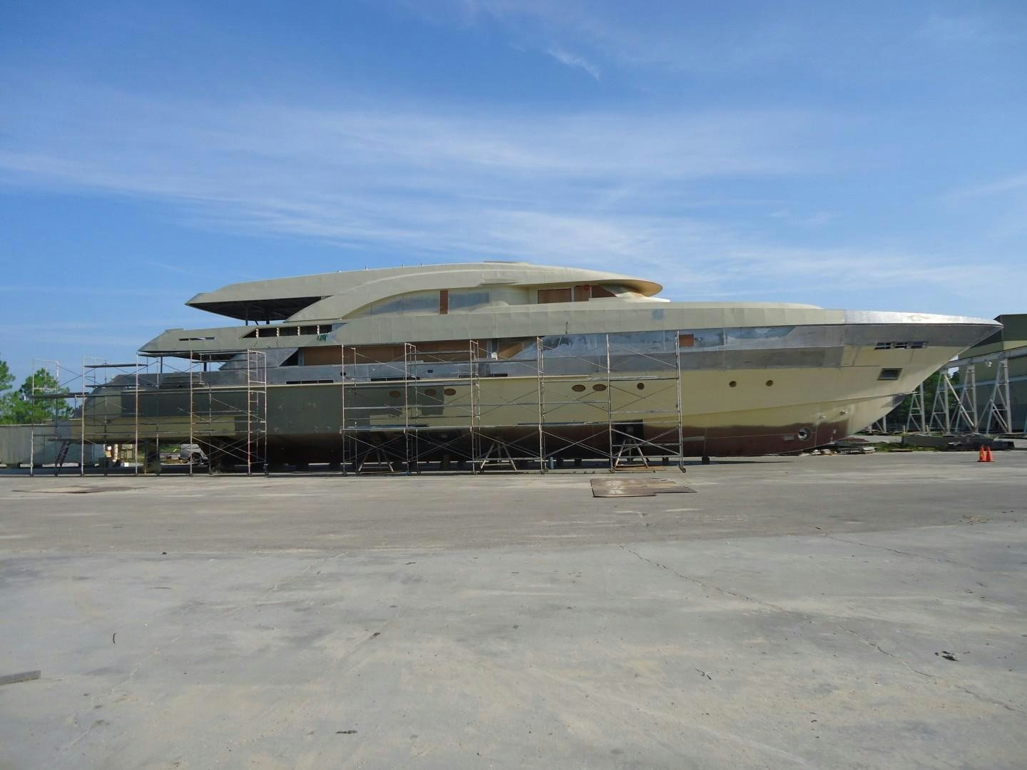 a building with a staircase aboard T 056 UNDER CONSTRUCTION Yacht for Sale