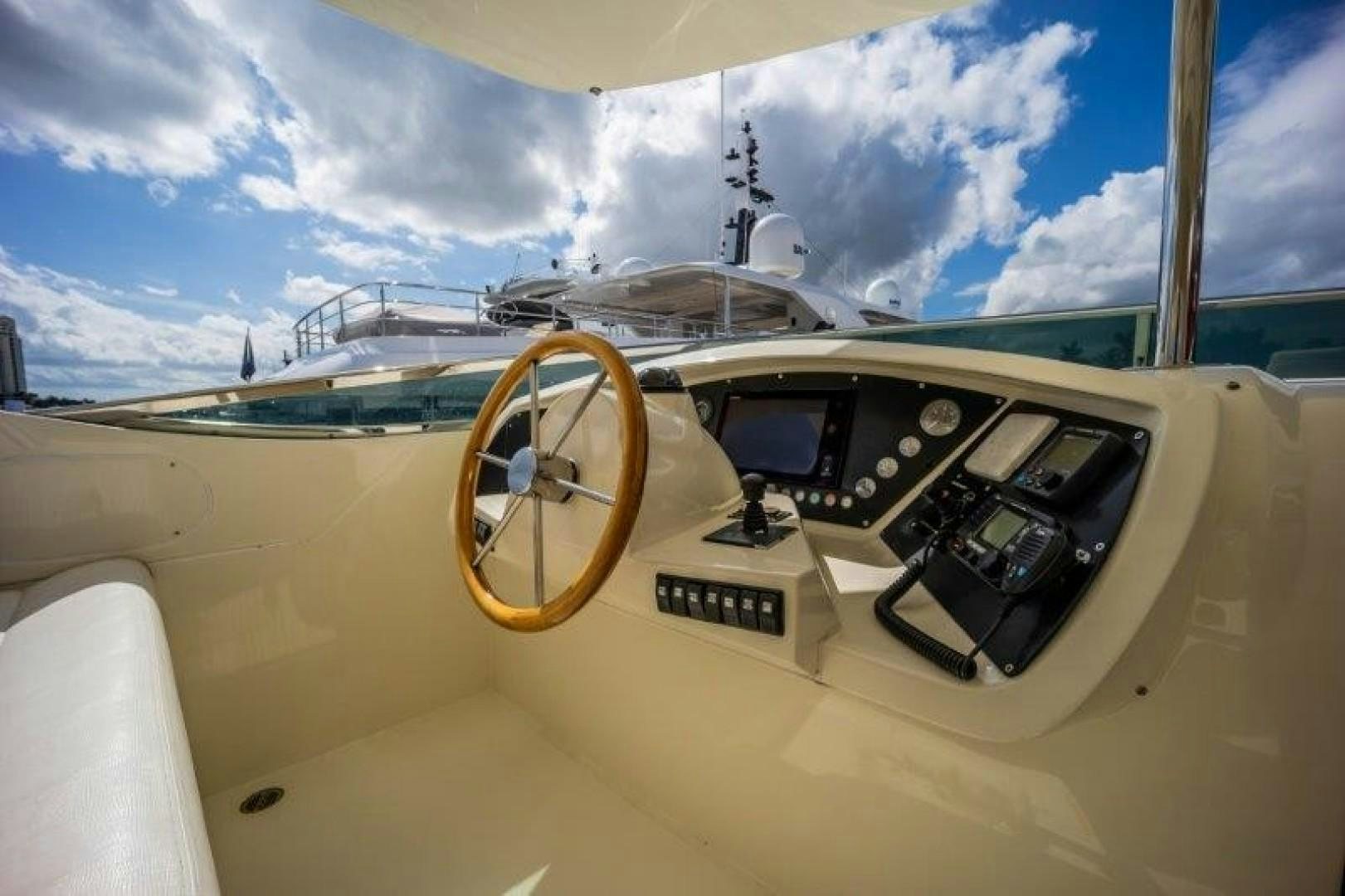a cockpit of a plane aboard NYHAVEN Yacht for Sale