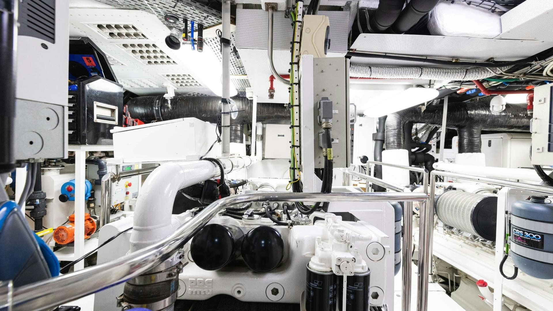 close-up of a machine aboard SEA ALICE I Yacht for Sale