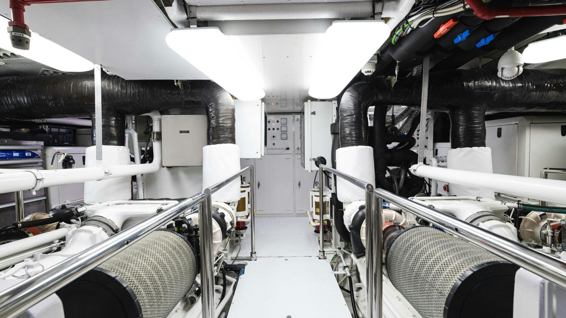 a close-up of a factory aboard SEA ALICE I Yacht for Sale