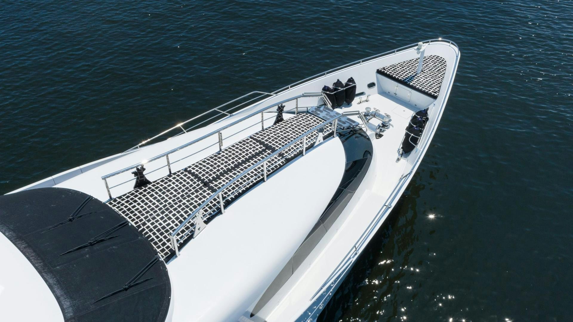 a ship on the water aboard SEA ALICE I Yacht for Sale