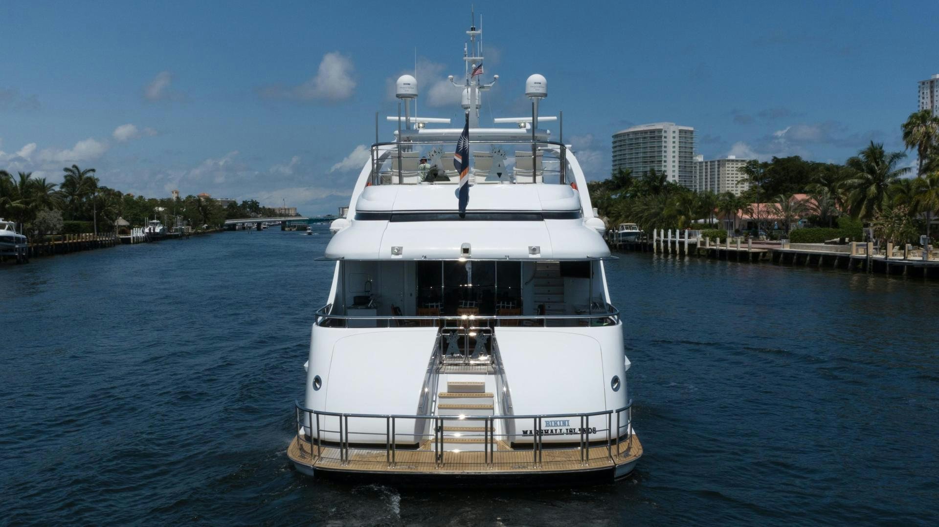 a boat on the water aboard SEA ALICE I Yacht for Sale
