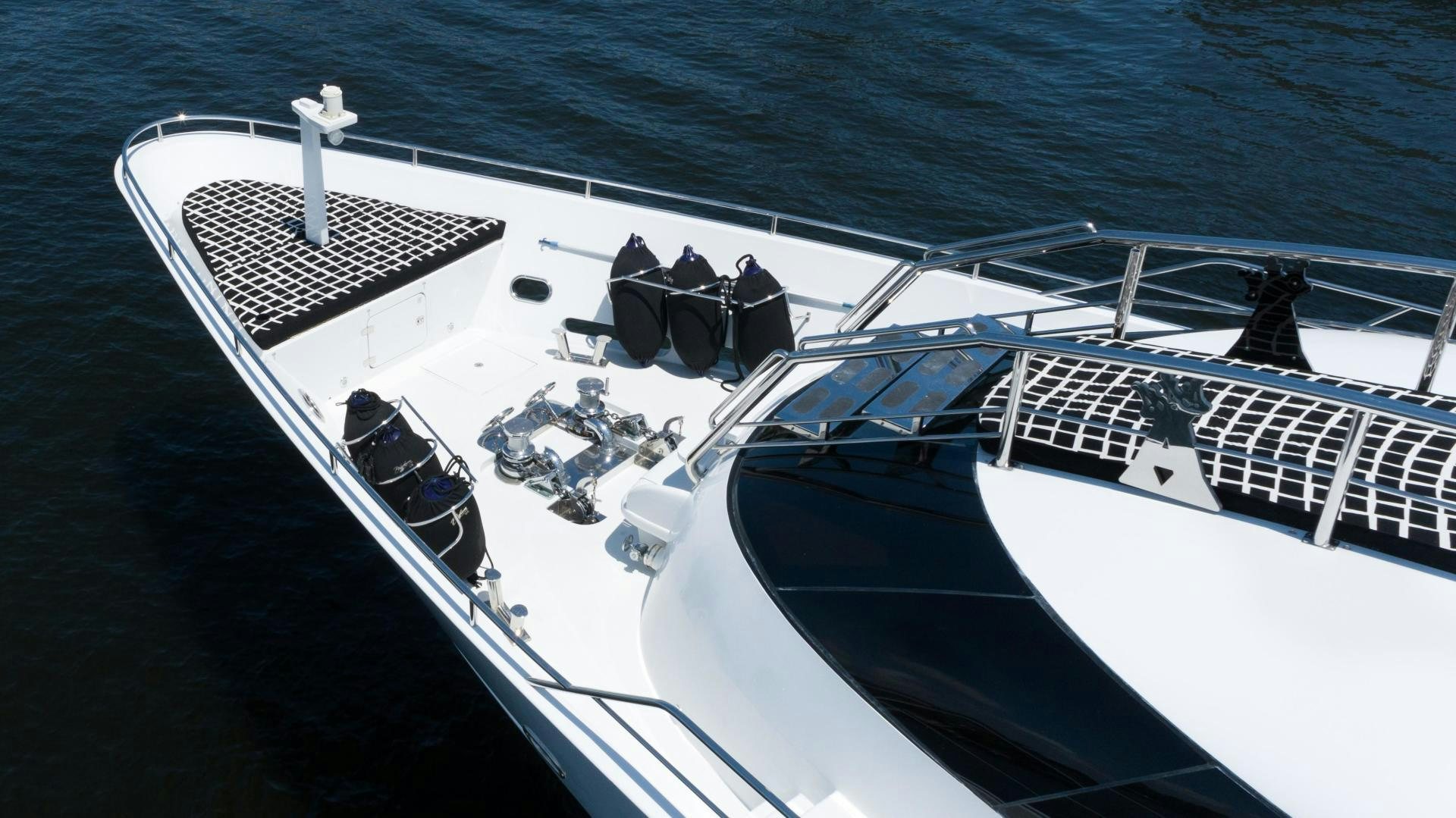 a boat on the water aboard SEA ALICE I Yacht for Sale