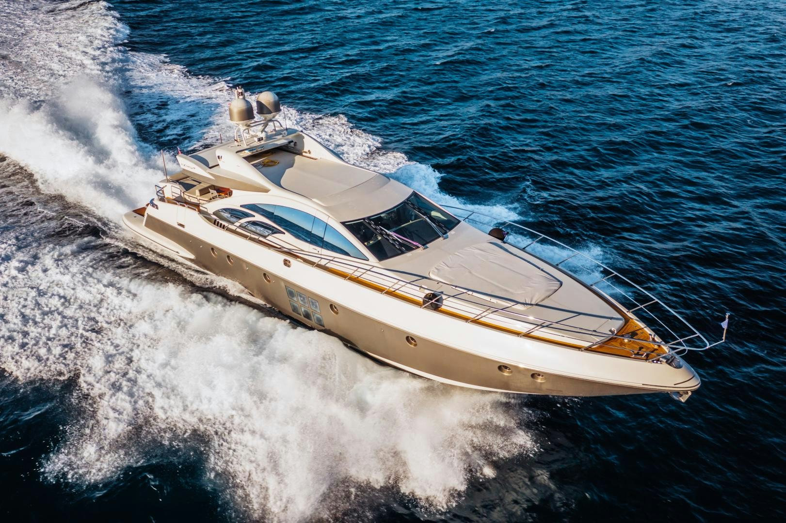 a boat on the water aboard NAMI Yacht for Sale