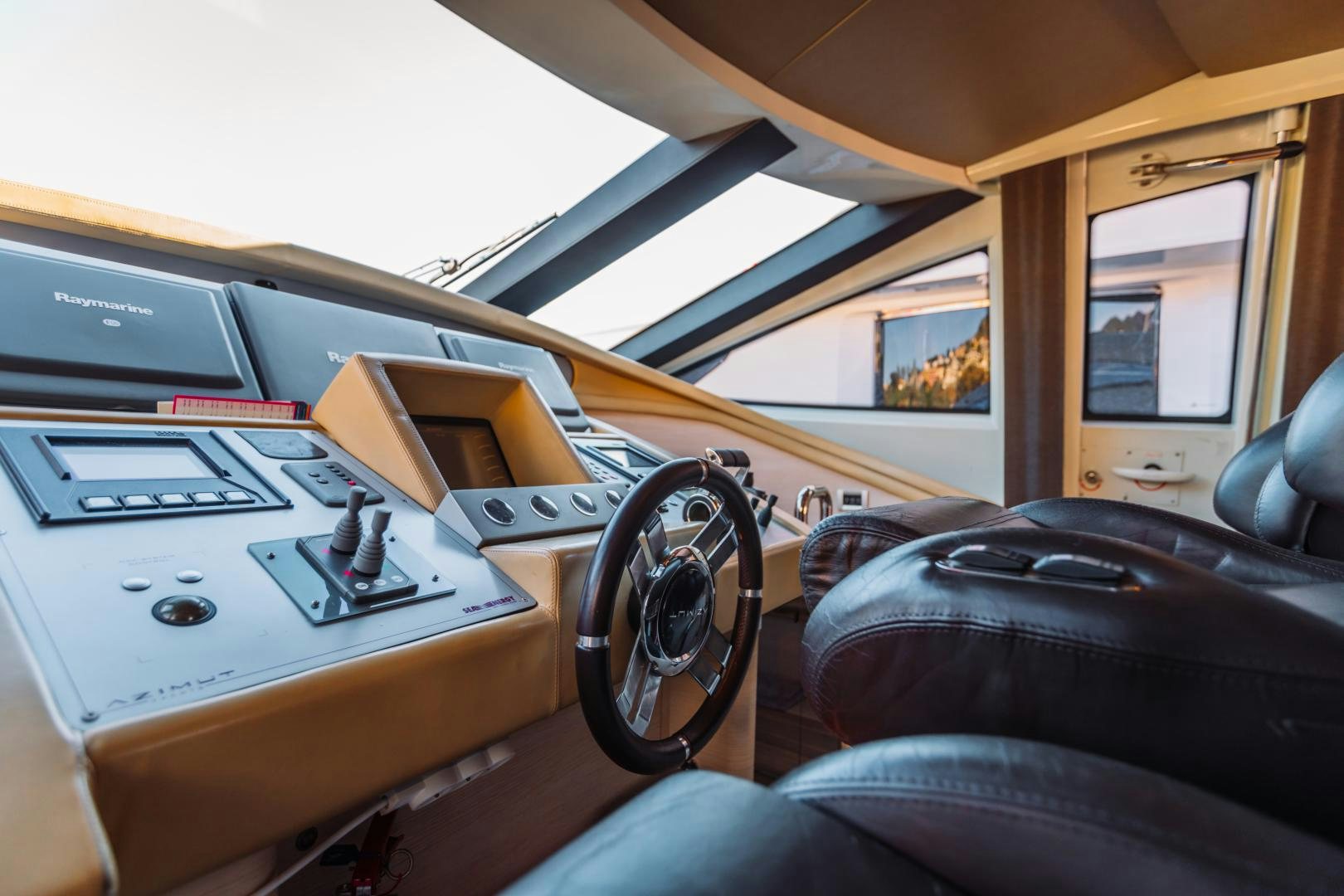 inside of a car aboard NAMI Yacht for Sale
