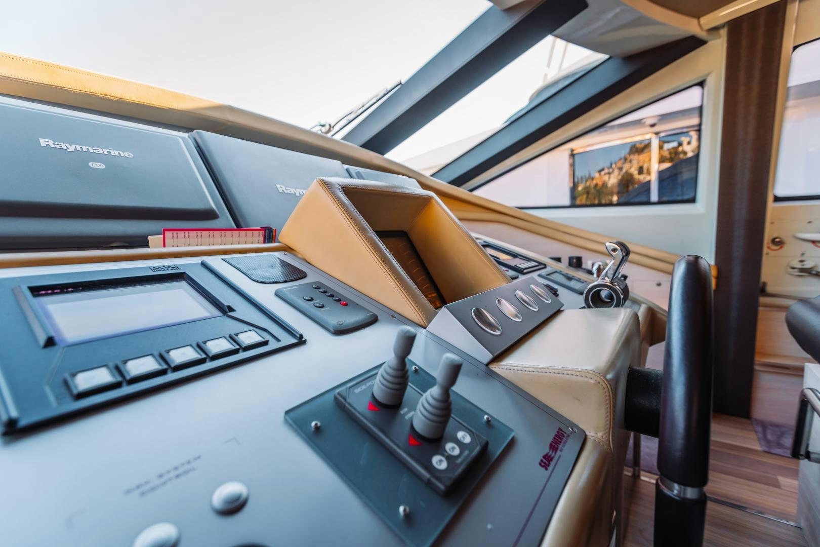 a machine with a box and buttons aboard NAMI Yacht for Sale