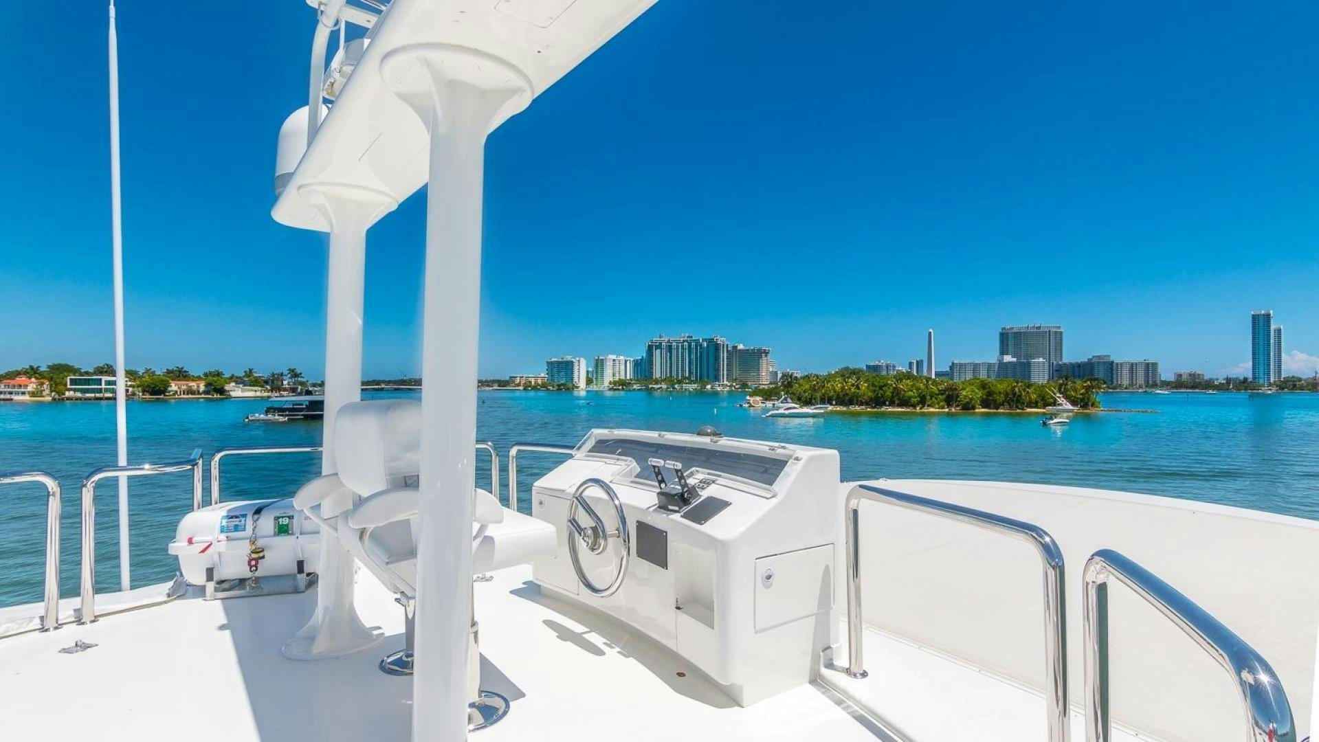 a boat on the water aboard NIRVANA Yacht for Sale