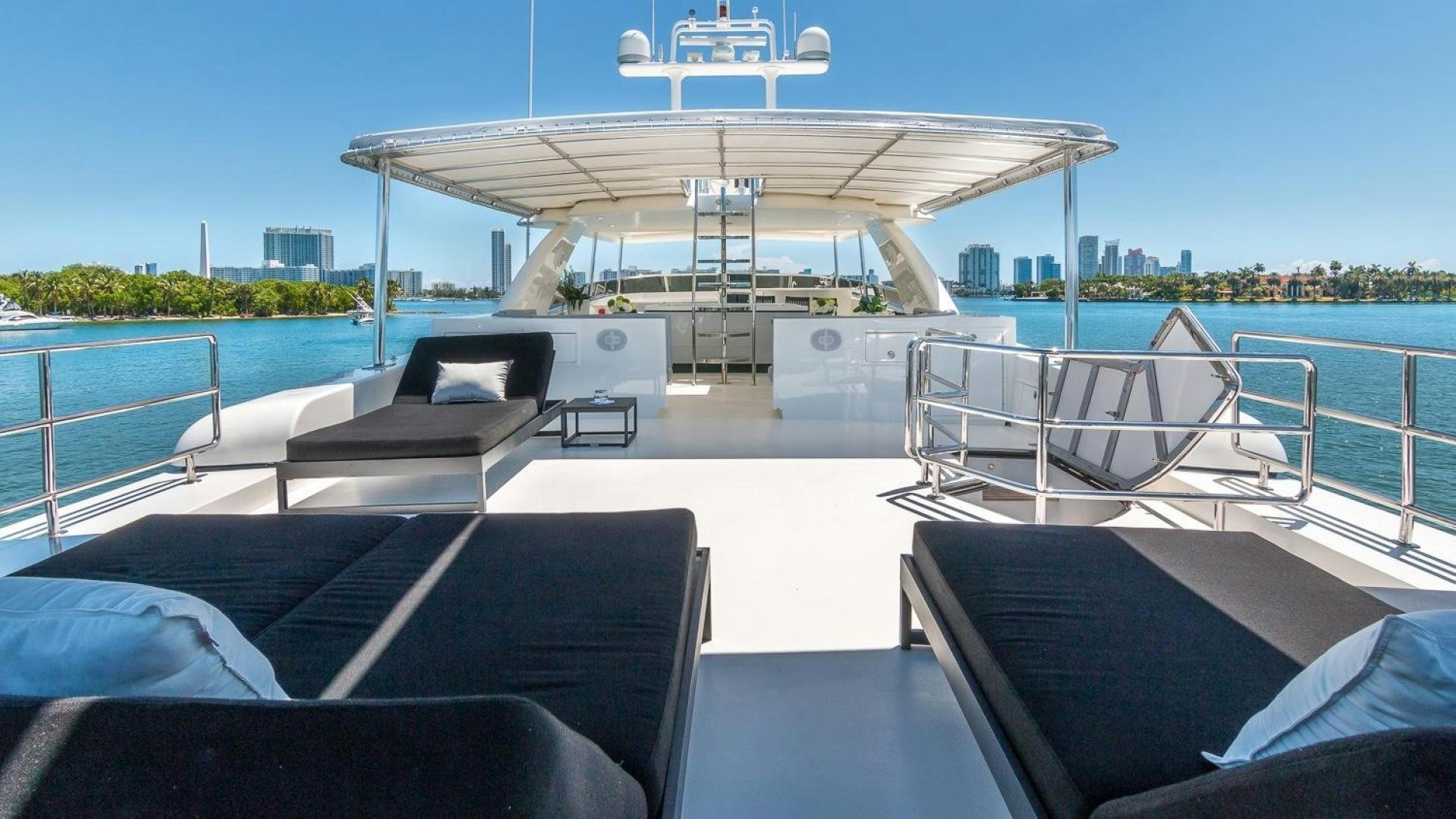 a boat on the water aboard NIRVANA Yacht for Sale