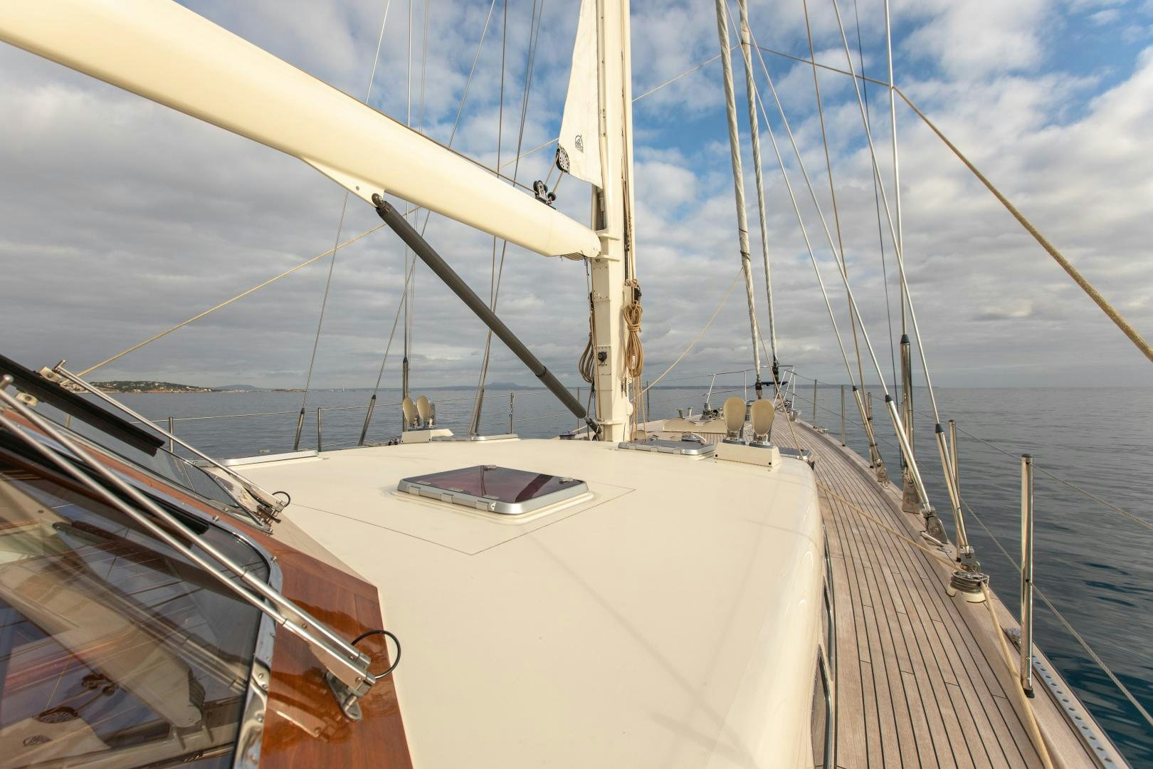 a boat on the water aboard AUDREY II Yacht for Sale