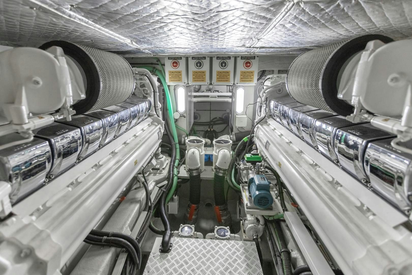 a close-up of a machine aboard FREAKY FRANKS Yacht for Sale