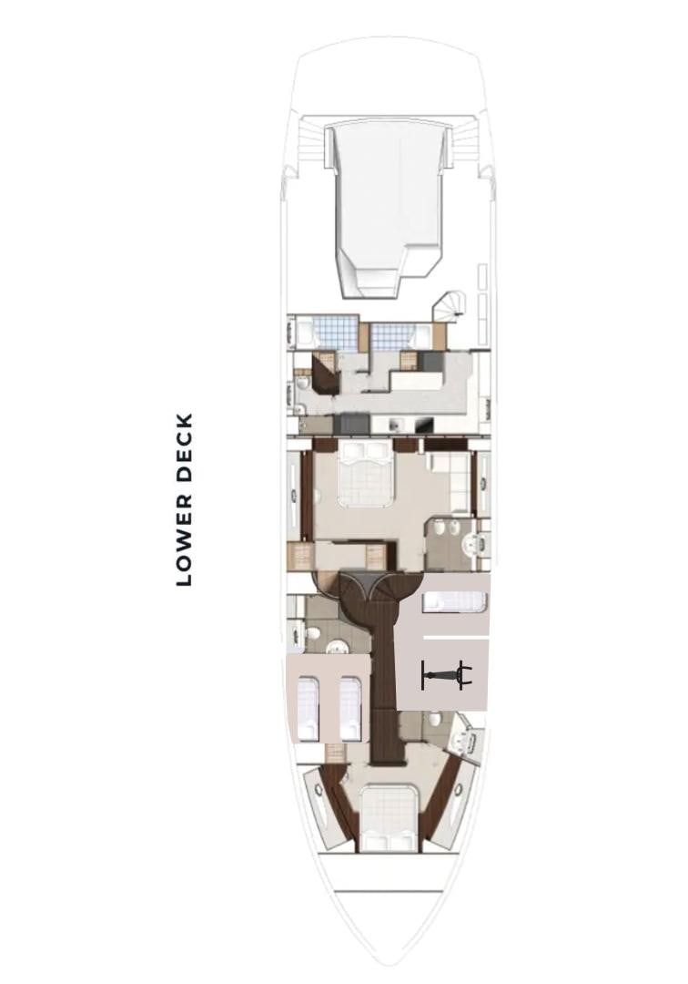 diagram, engineering drawing aboard FREAKY FRANKS Yacht for Sale