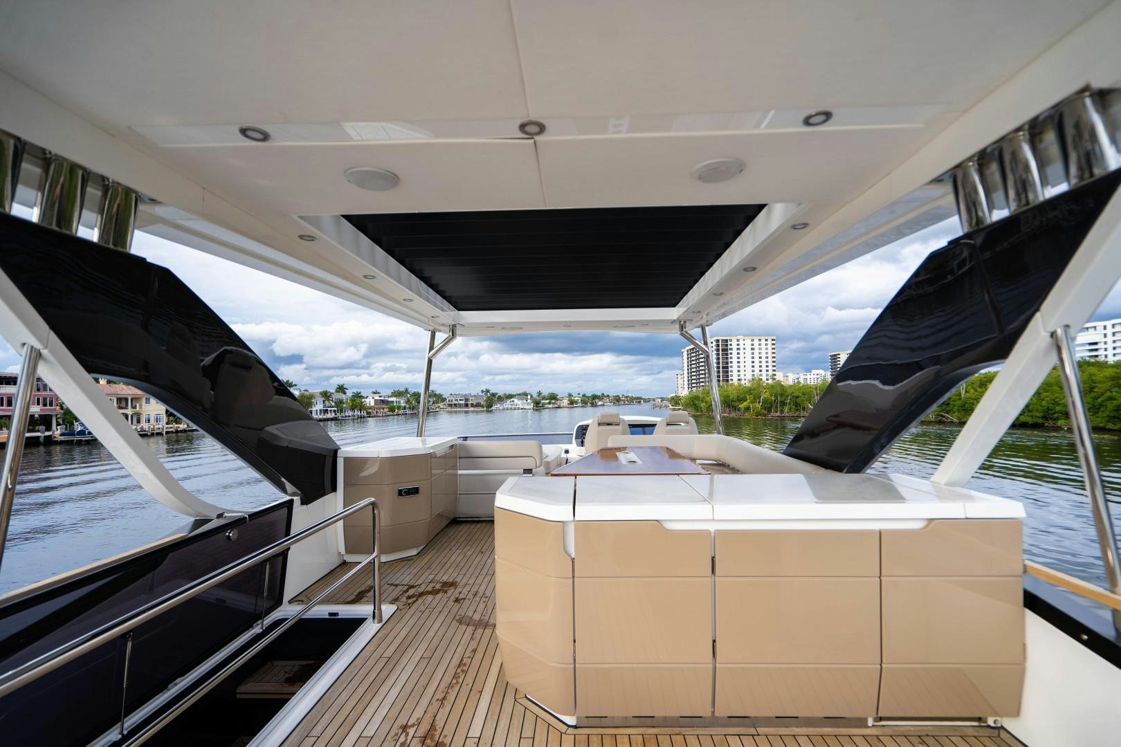 a boat on the water aboard BLIND DATE Yacht for Sale