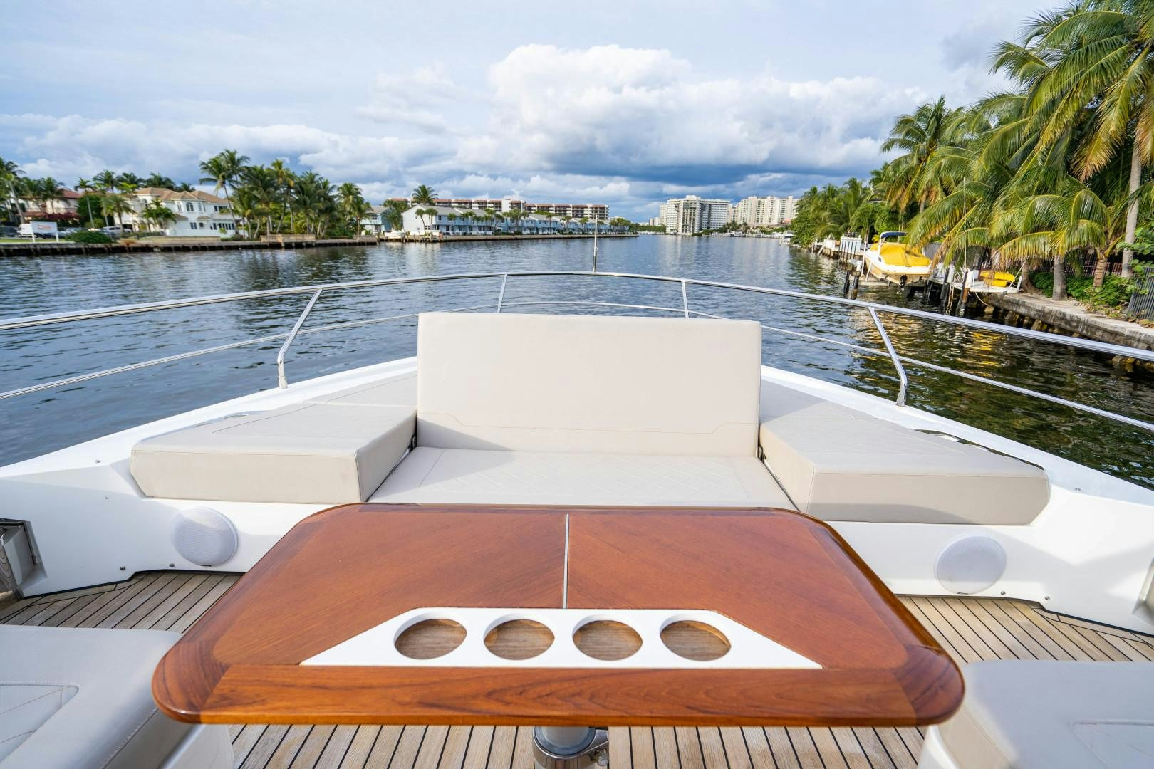 a boat on the water aboard BLIND DATE Yacht for Sale