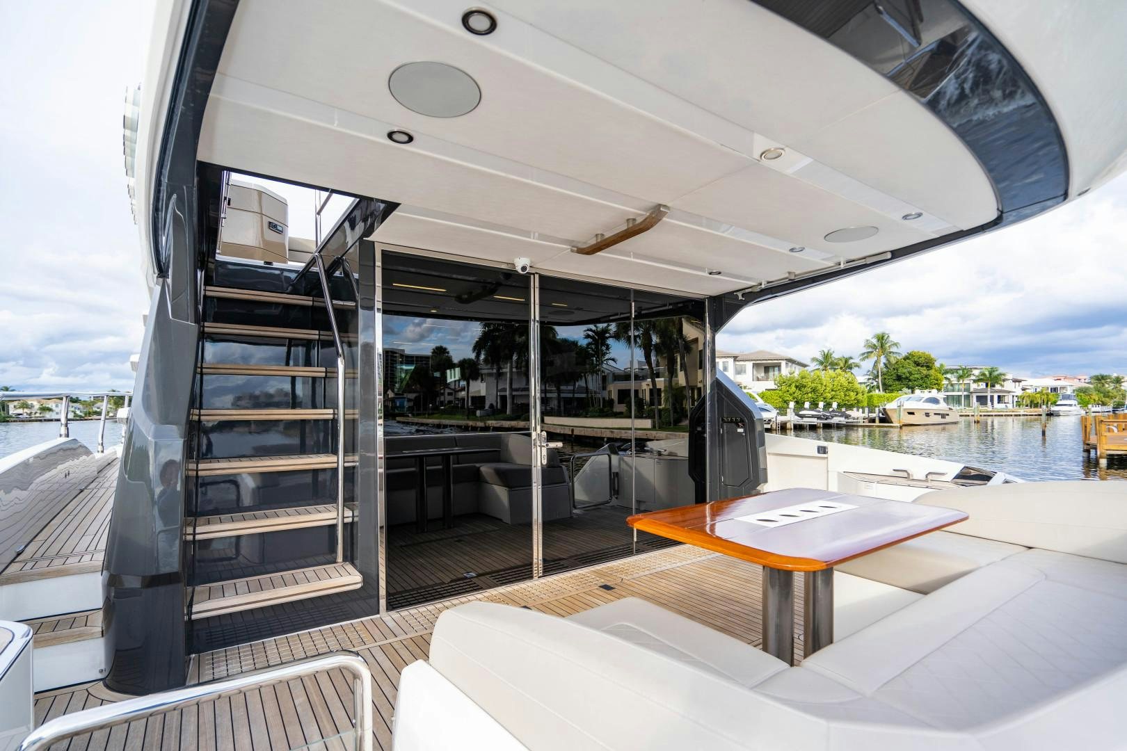 a boat on the water aboard BLIND DATE Yacht for Sale