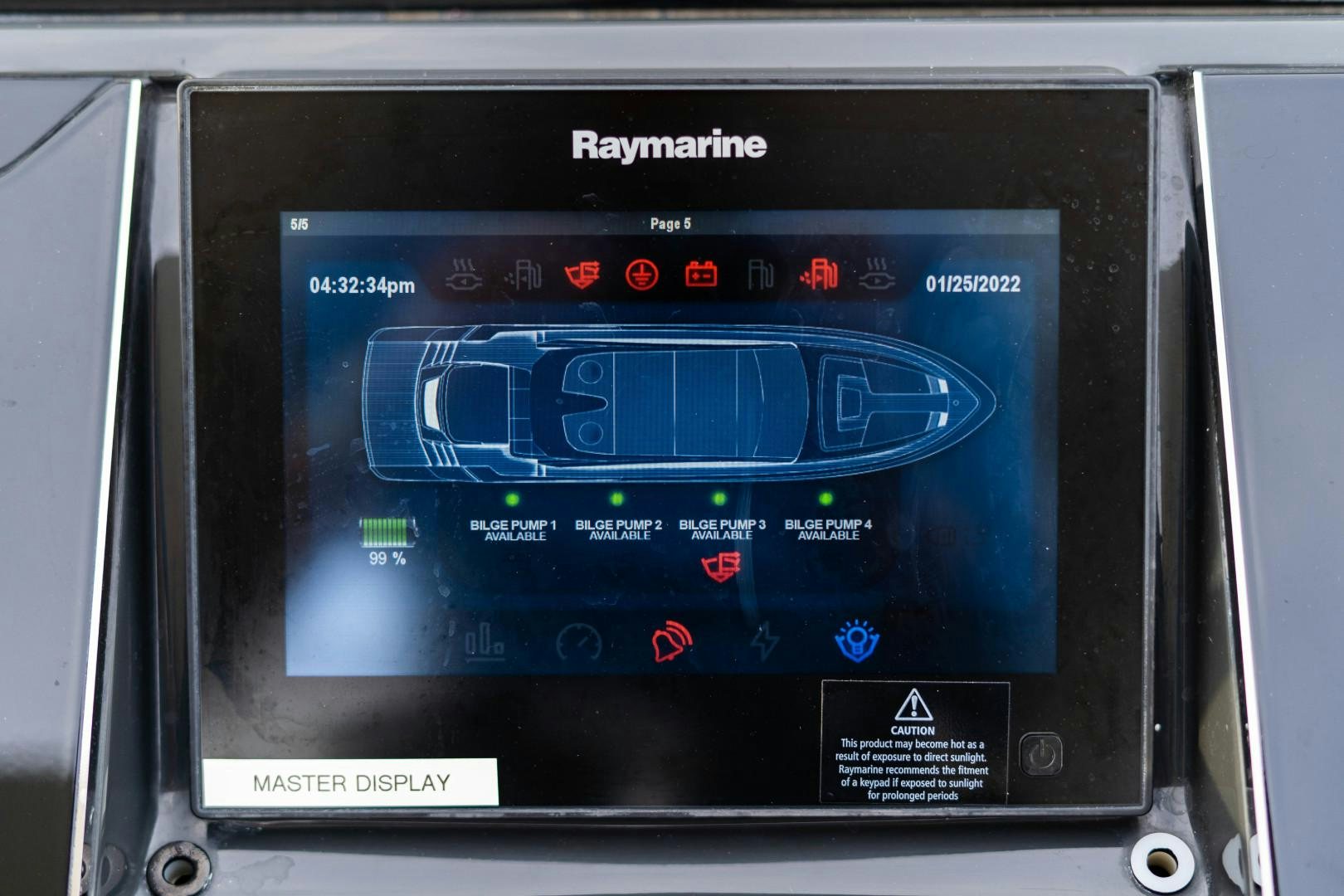 a rectangular electronic device aboard BLIND DATE Yacht for Sale