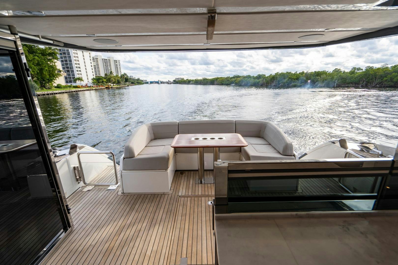 a boat on the water aboard BLIND DATE Yacht for Sale