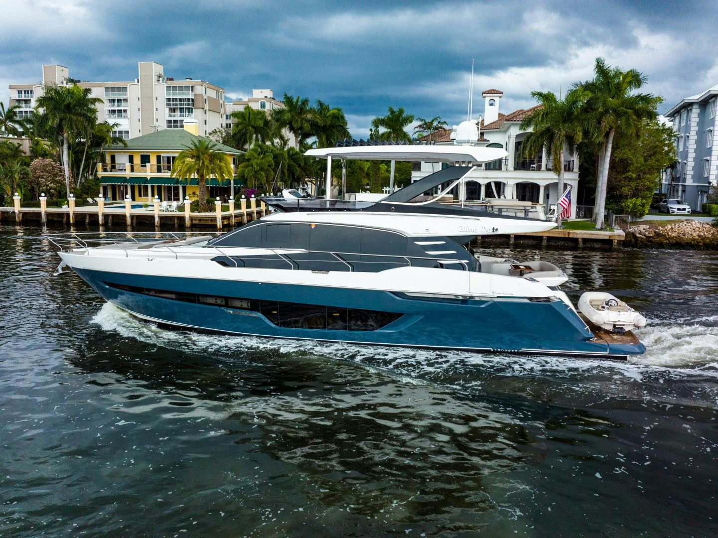 a boat on the water aboard BLIND DATE Yacht for Sale