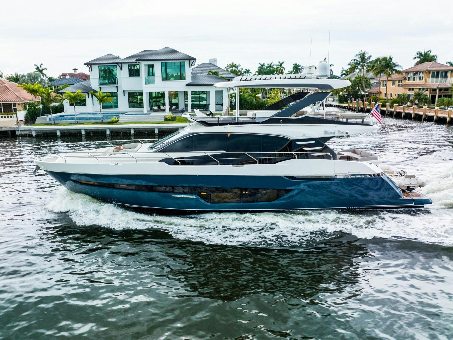 a boat on the water aboard BLIND DATE Yacht for Sale