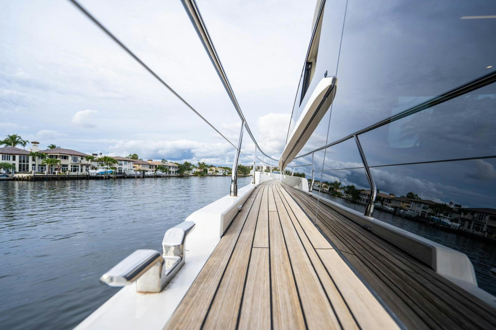a wooden boat on a body of water aboard BLIND DATE Yacht for Sale
