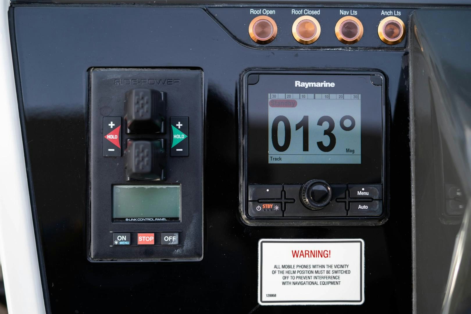 graphical user interface aboard BLIND DATE Yacht for Sale