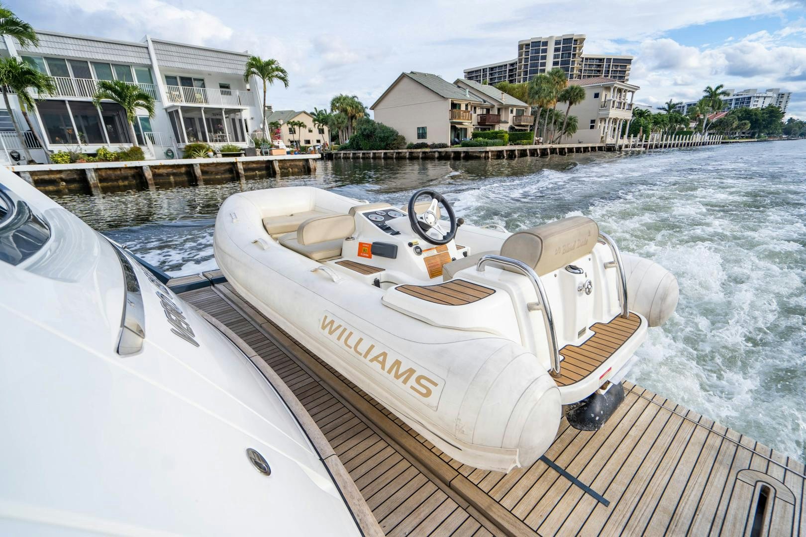 a boat on the water aboard BLIND DATE Yacht for Sale