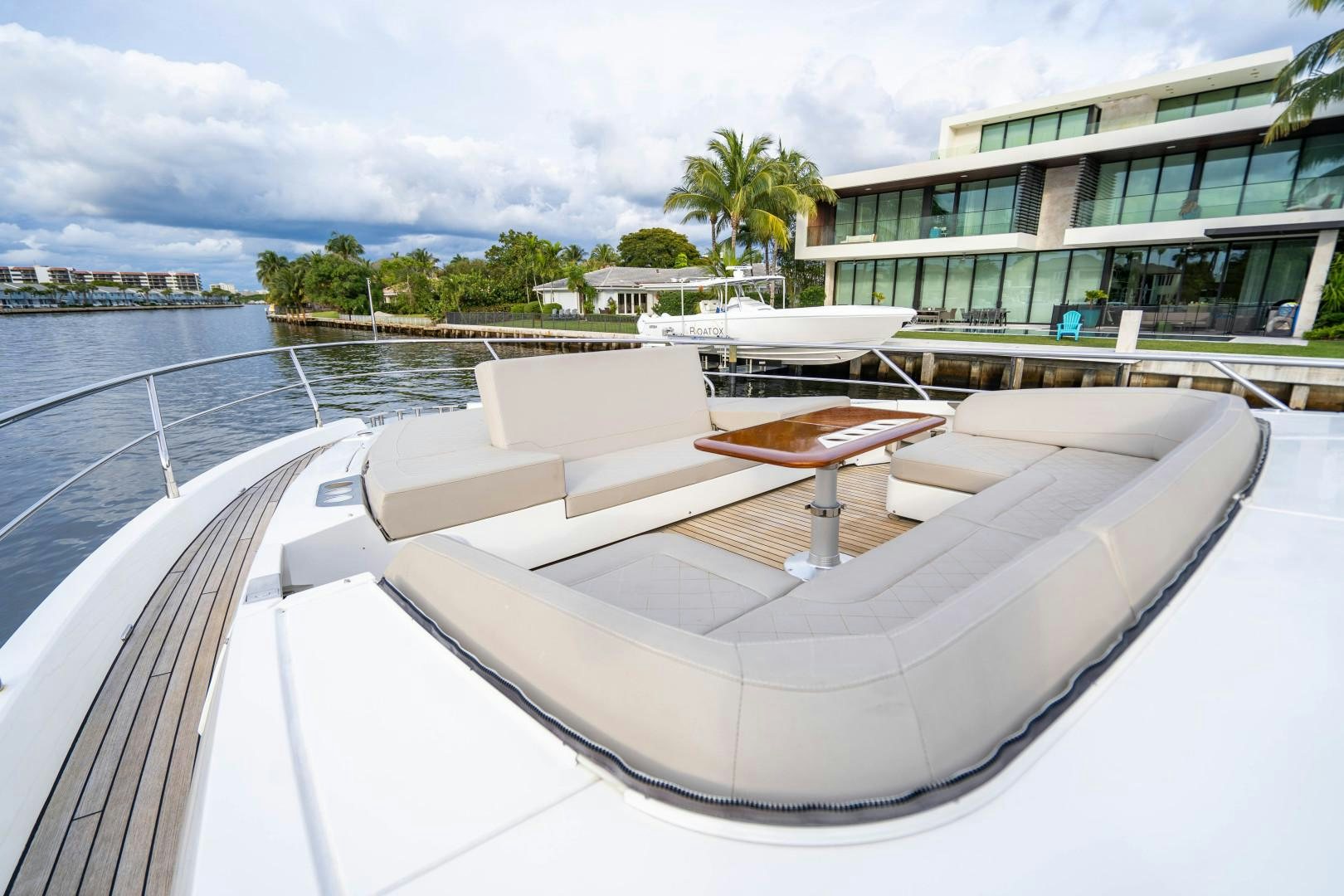 a boat on the water aboard BLIND DATE Yacht for Sale