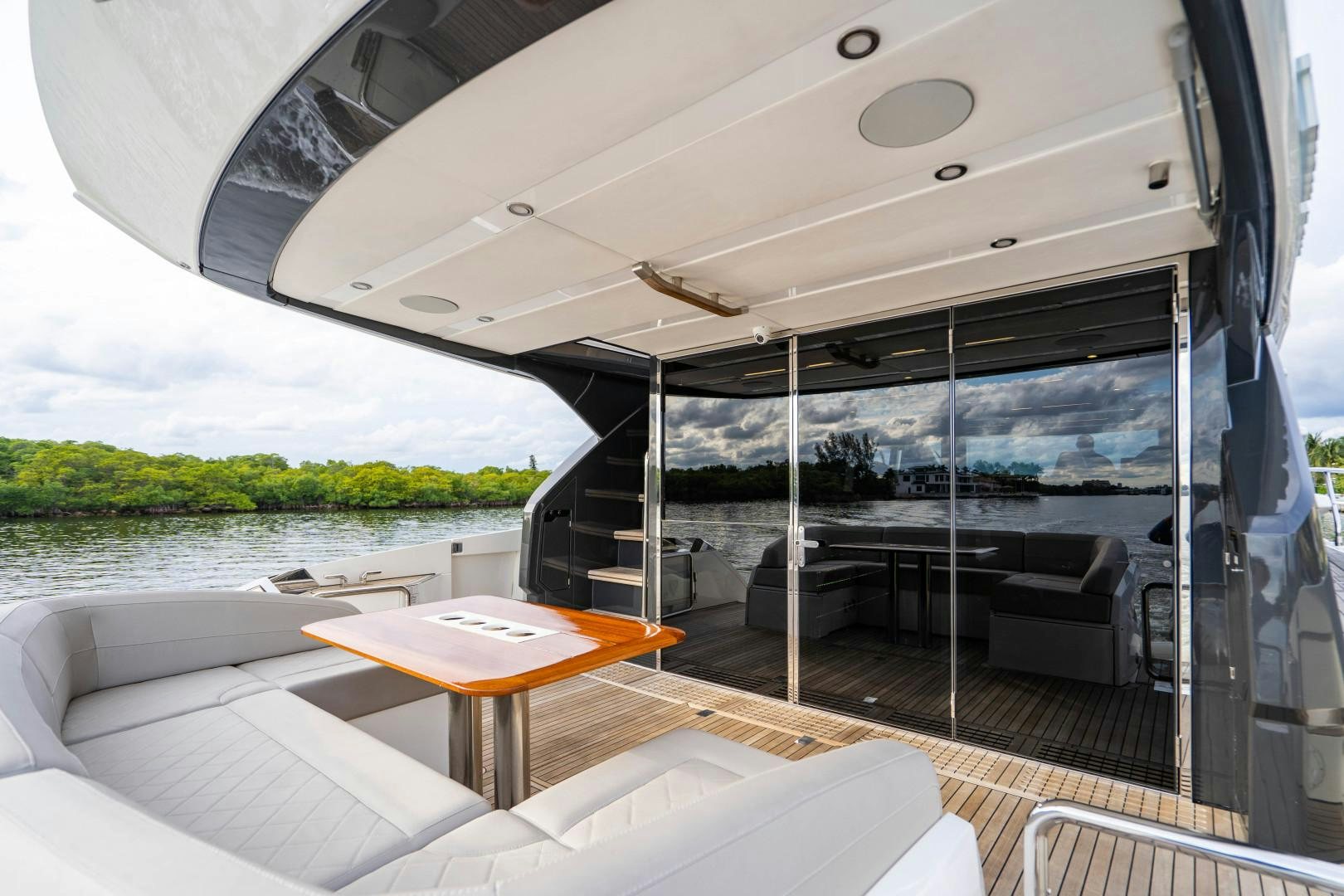 a boat on the water aboard BLIND DATE Yacht for Sale