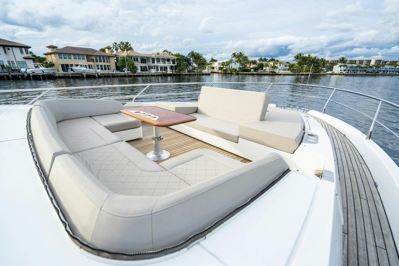 a boat on the water aboard BLIND DATE Yacht for Sale