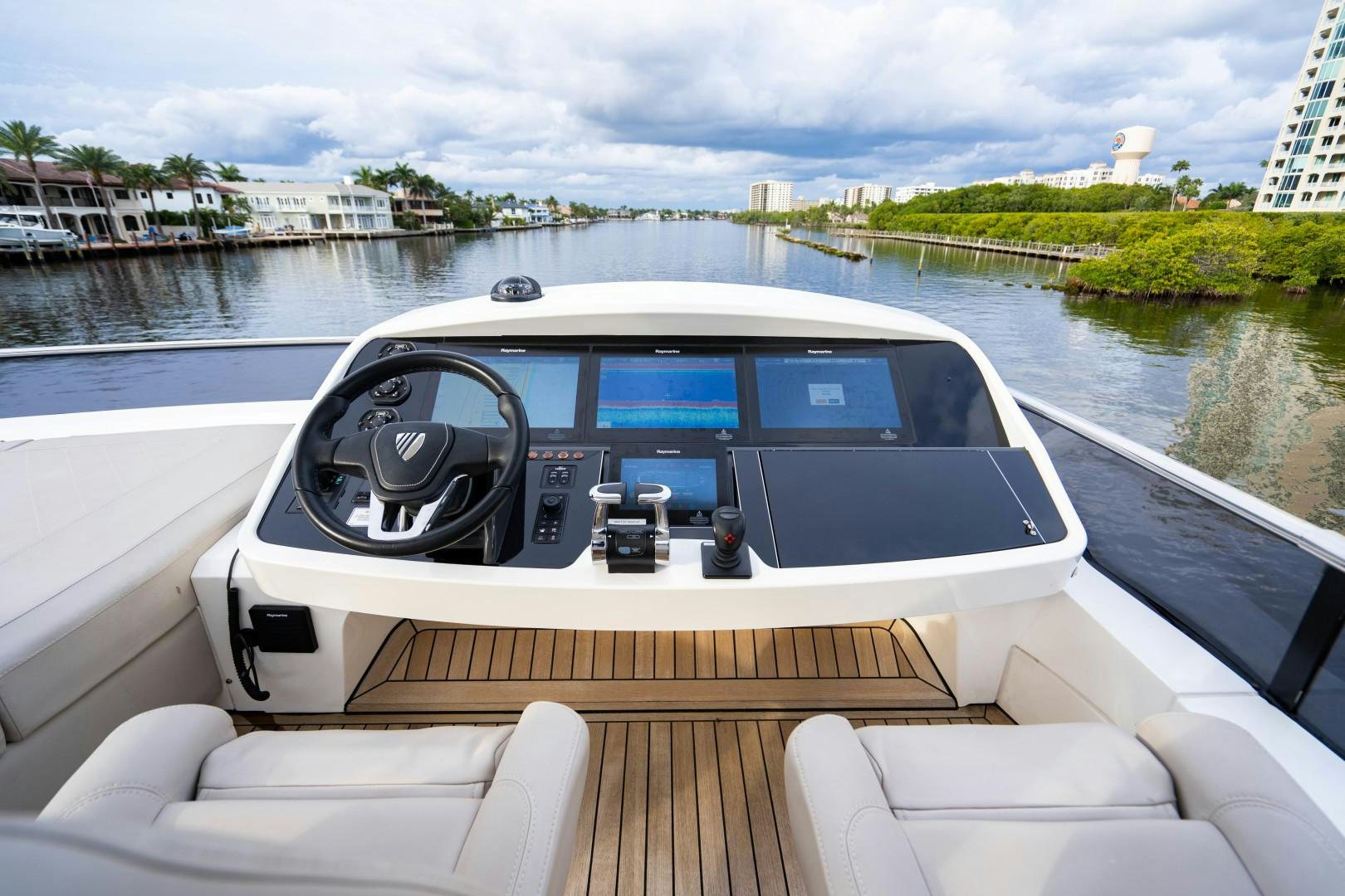 a boat on the water aboard BLIND DATE Yacht for Sale