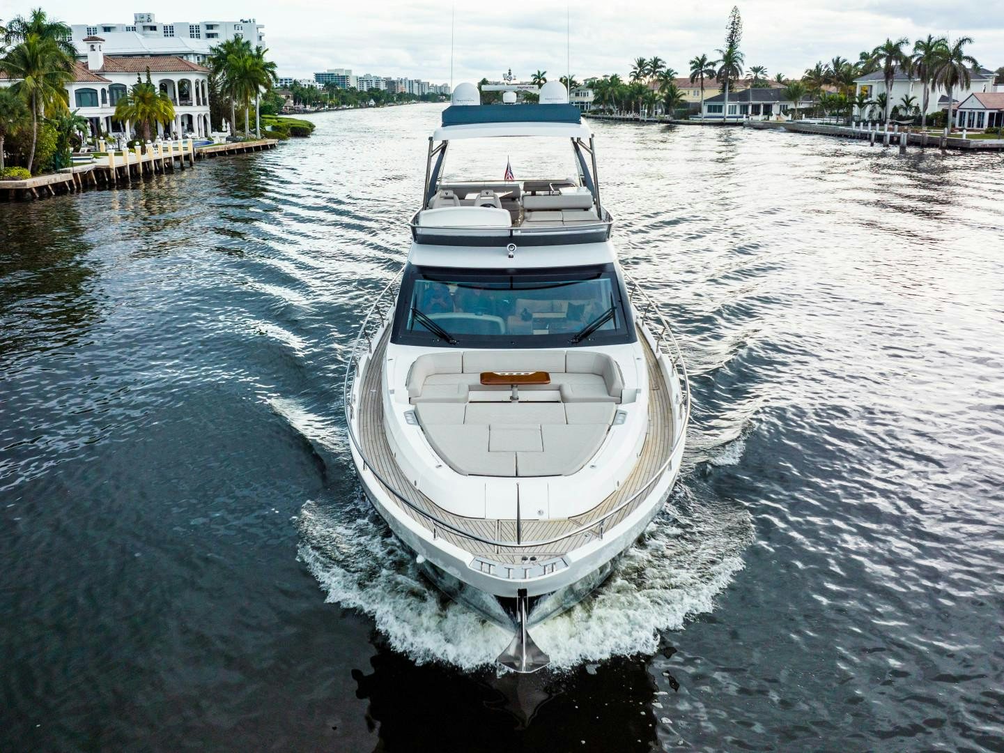 a boat on the water aboard BLIND DATE Yacht for Sale